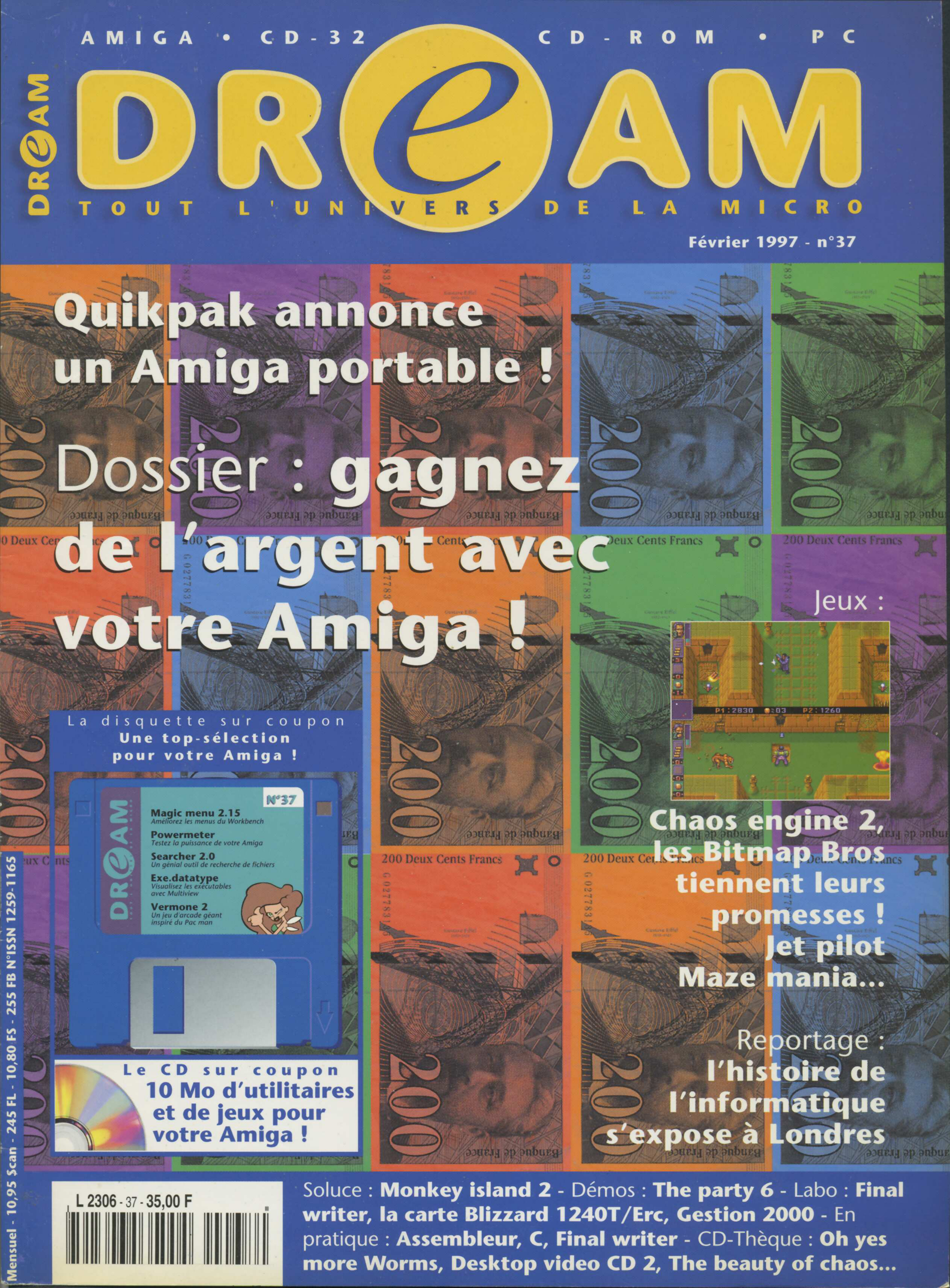 Première page de dream numero37