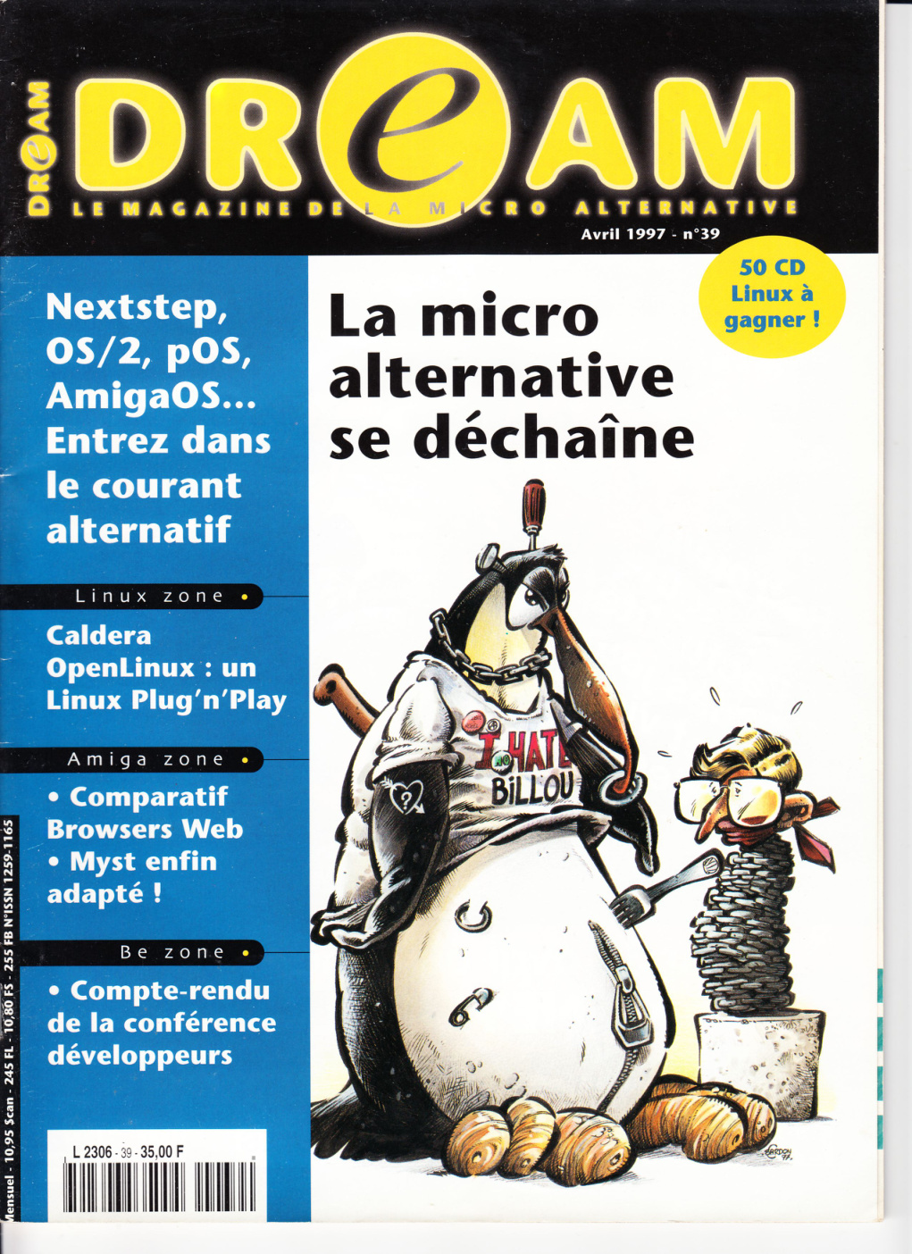 Première page de dream numero39