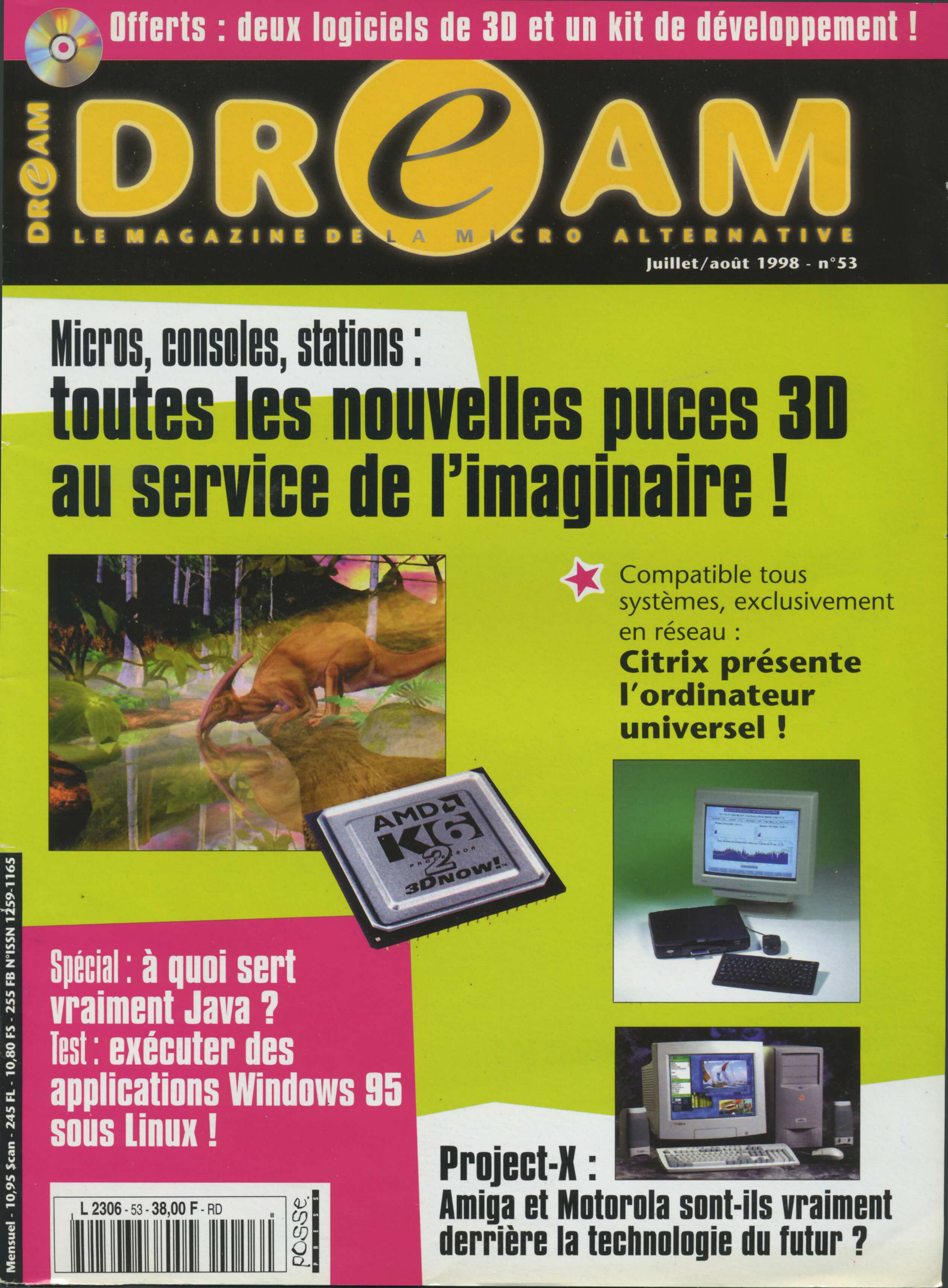 Première page de dream numero53