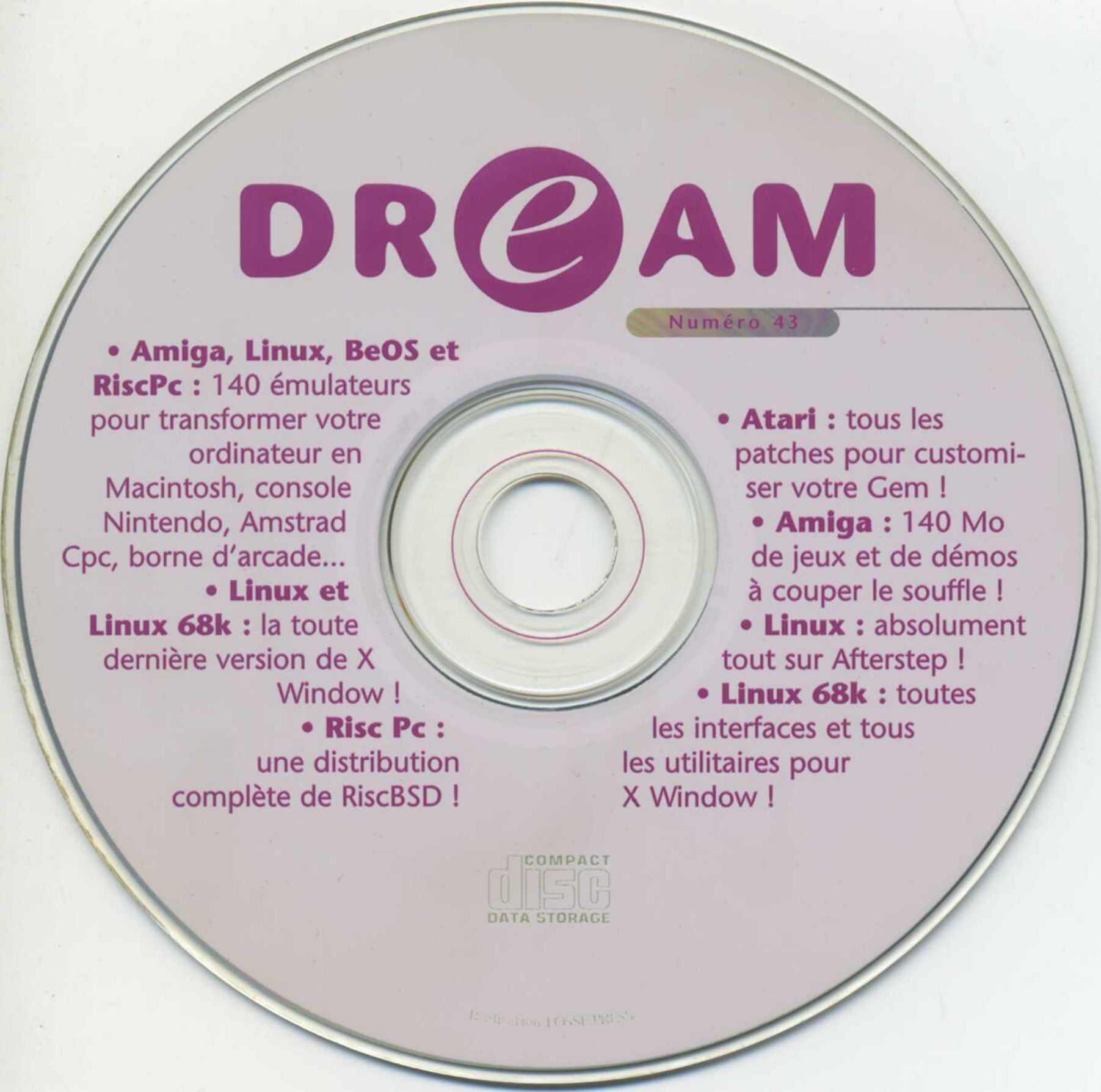 Première page de dream numeroCD43