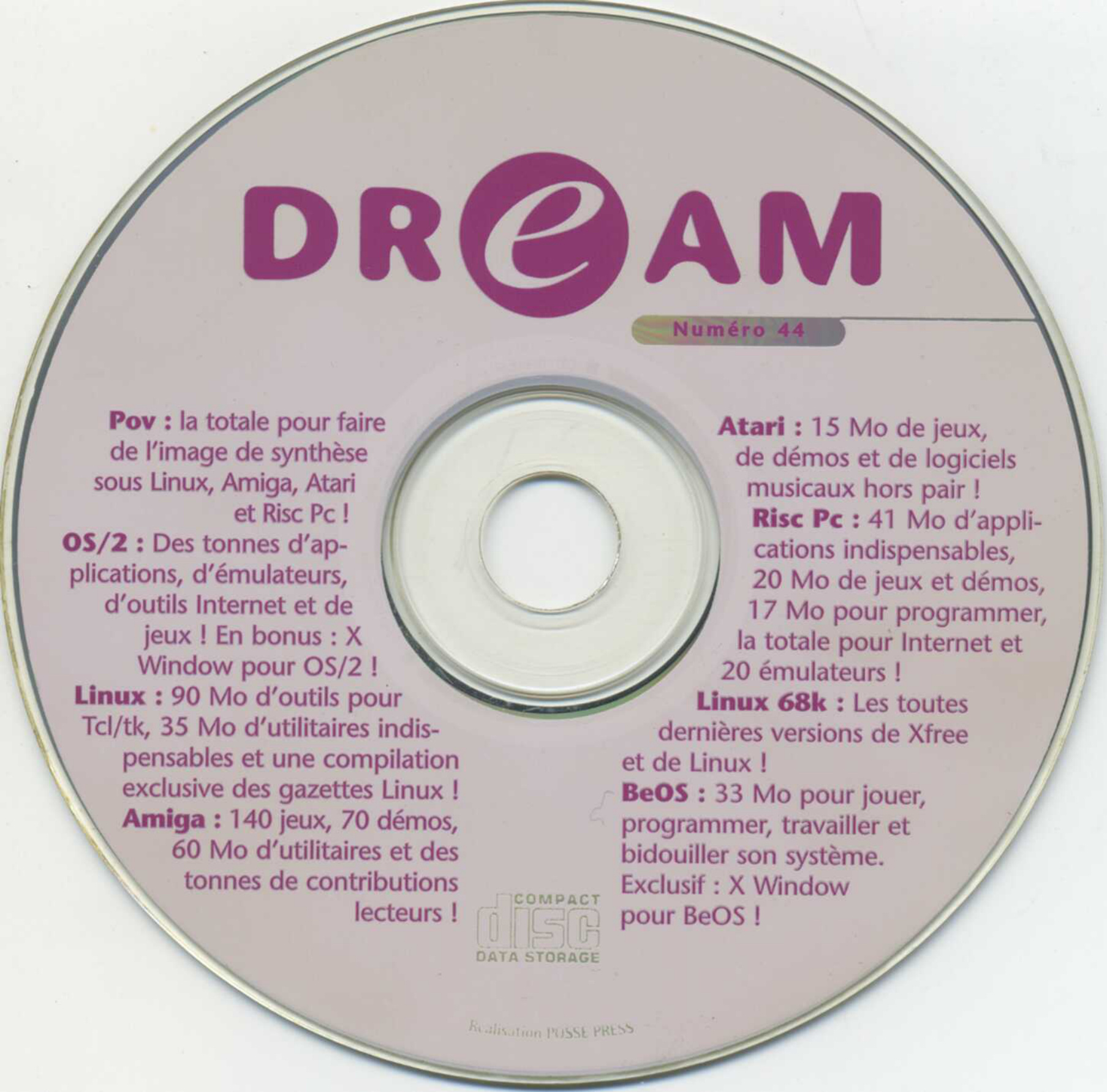 Première page de dream numeroCD44