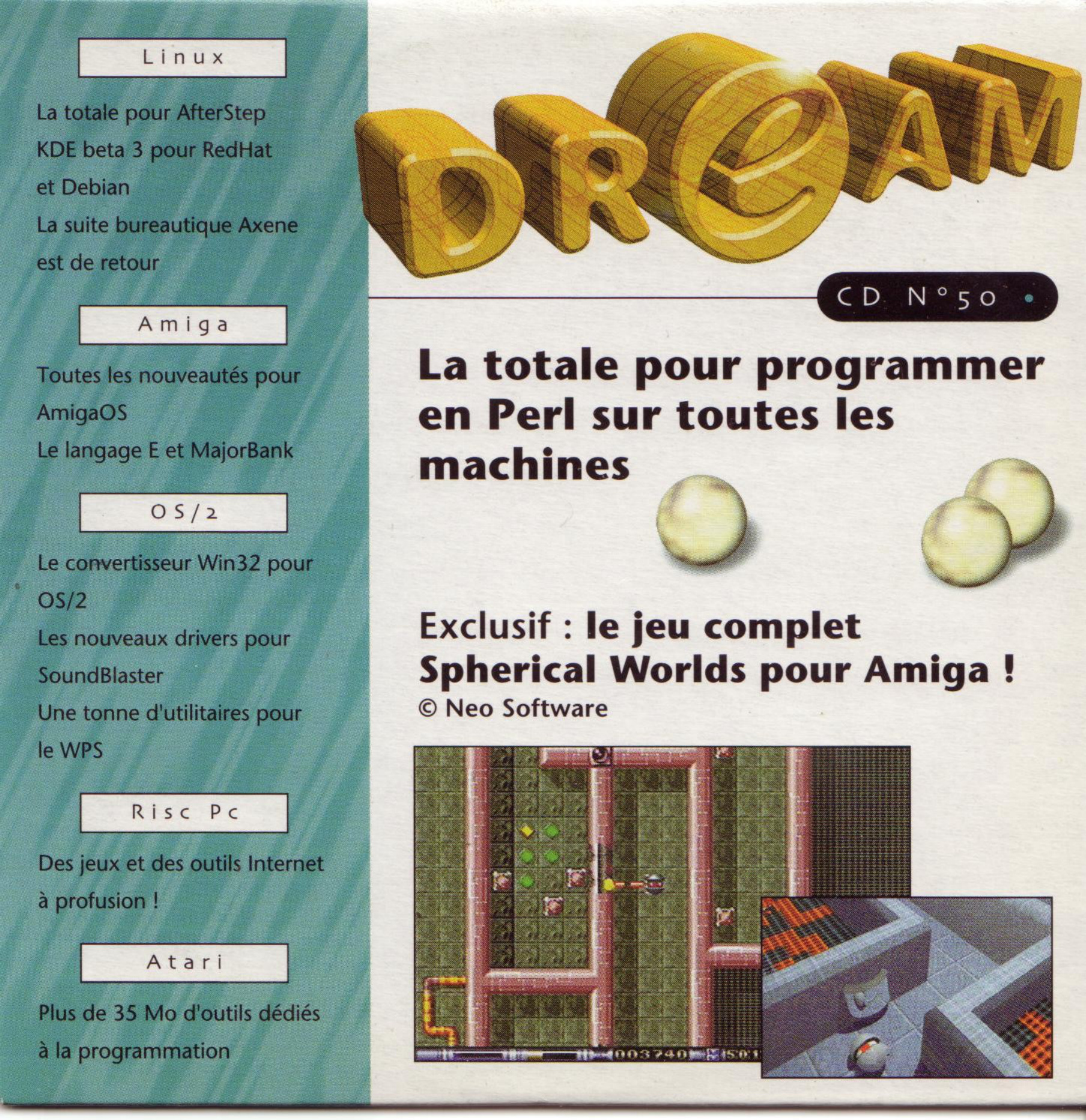 Première page de dream numeroCD50