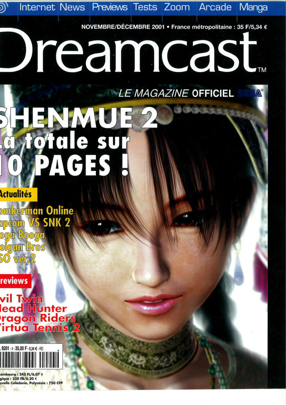 Première page de dreamcast numero04