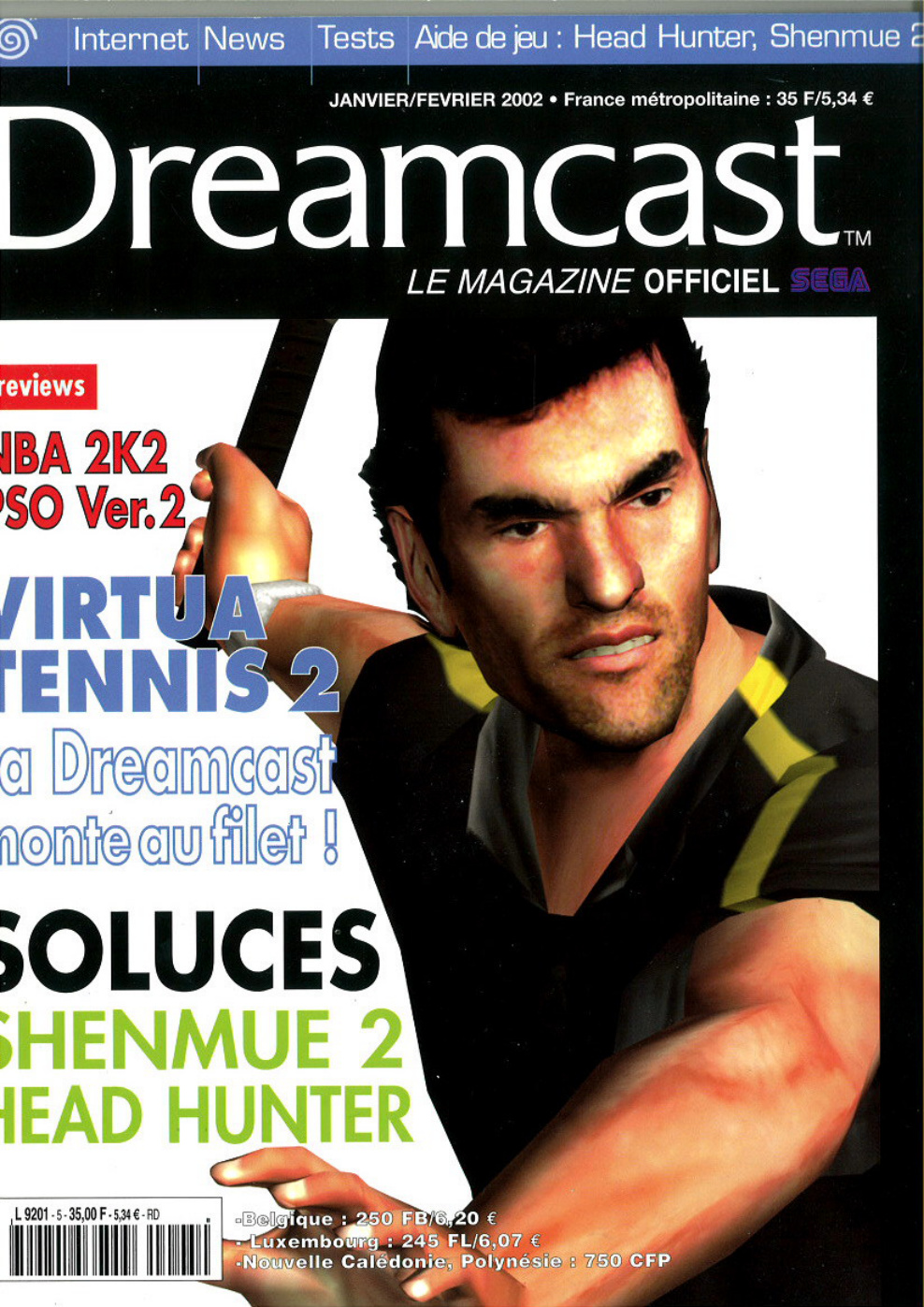 Première page de dreamcast numero05