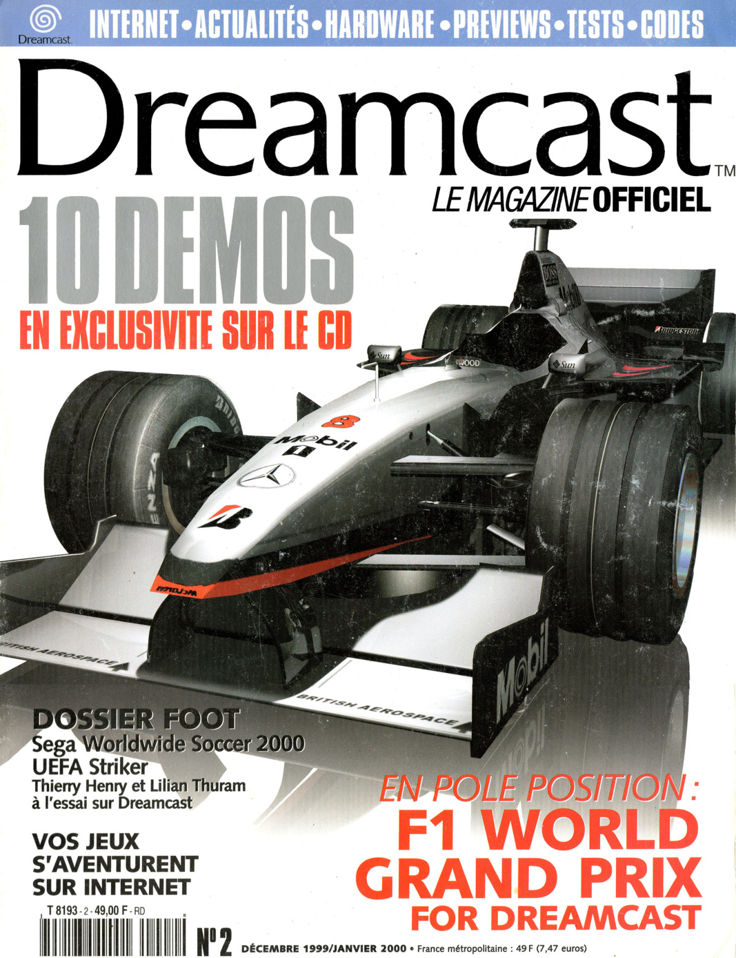 Première page de dreamcast numero2