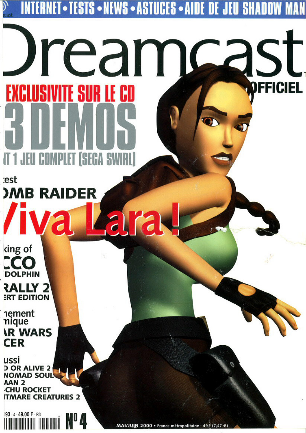 Première page de dreamcast numero4