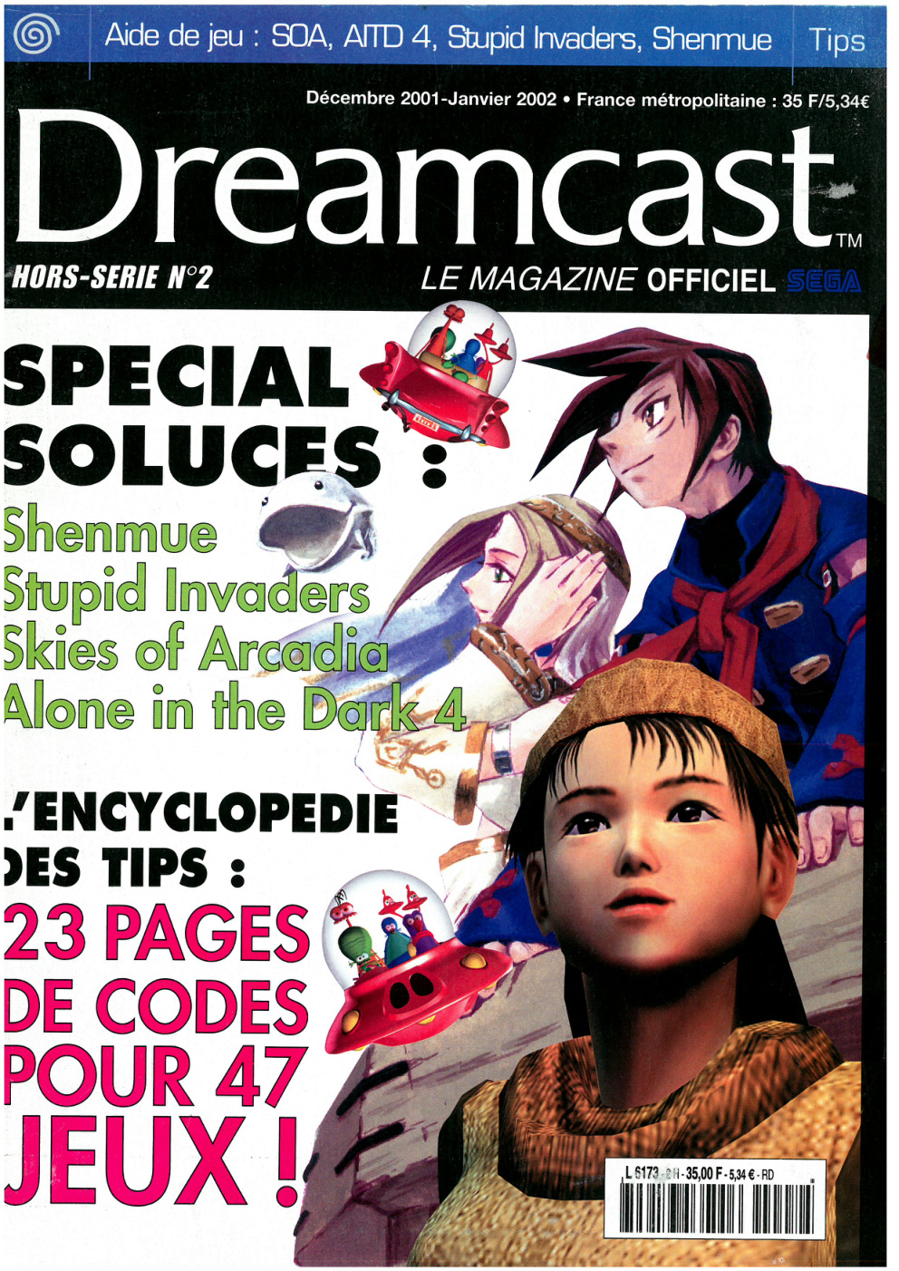 Première page de dreamcast numerohs2