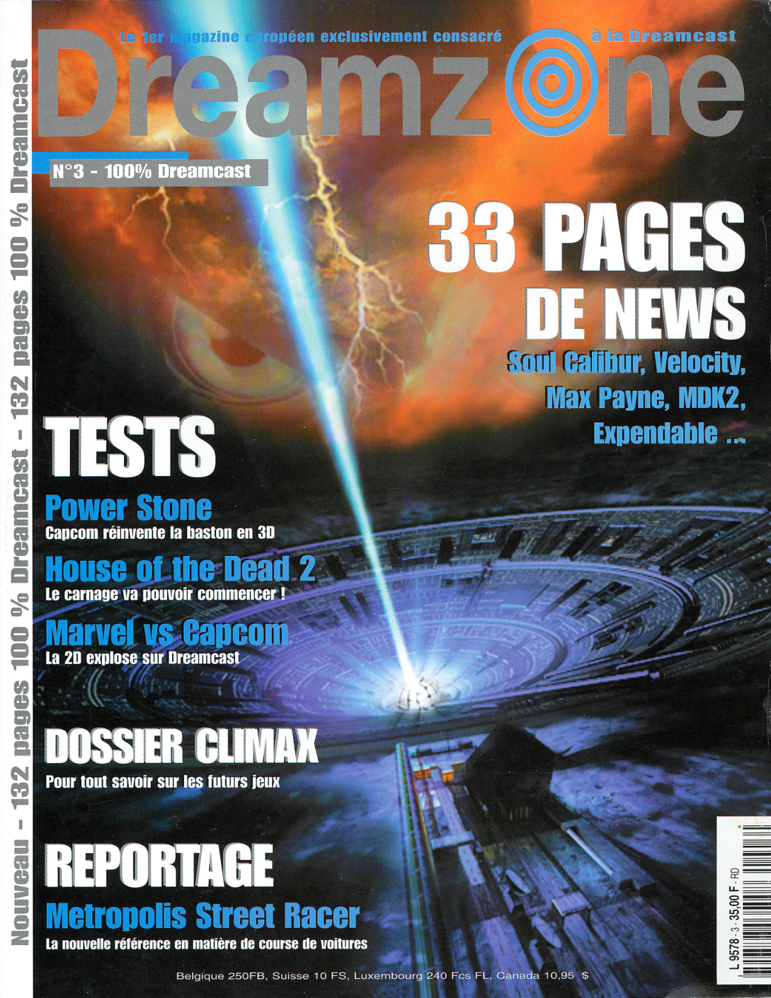 Première page de dreamzone numero03