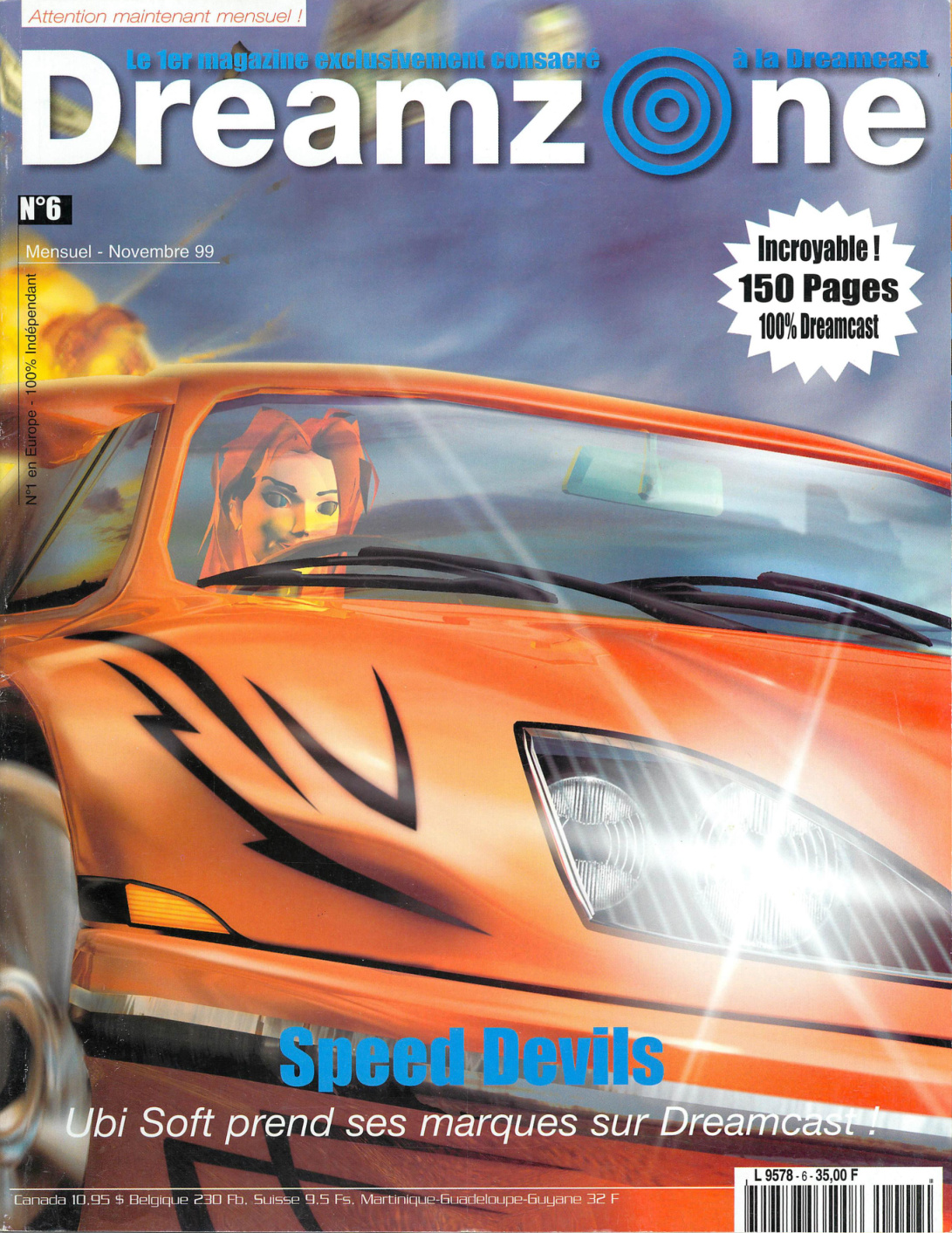 Première page de dreamzone numero06