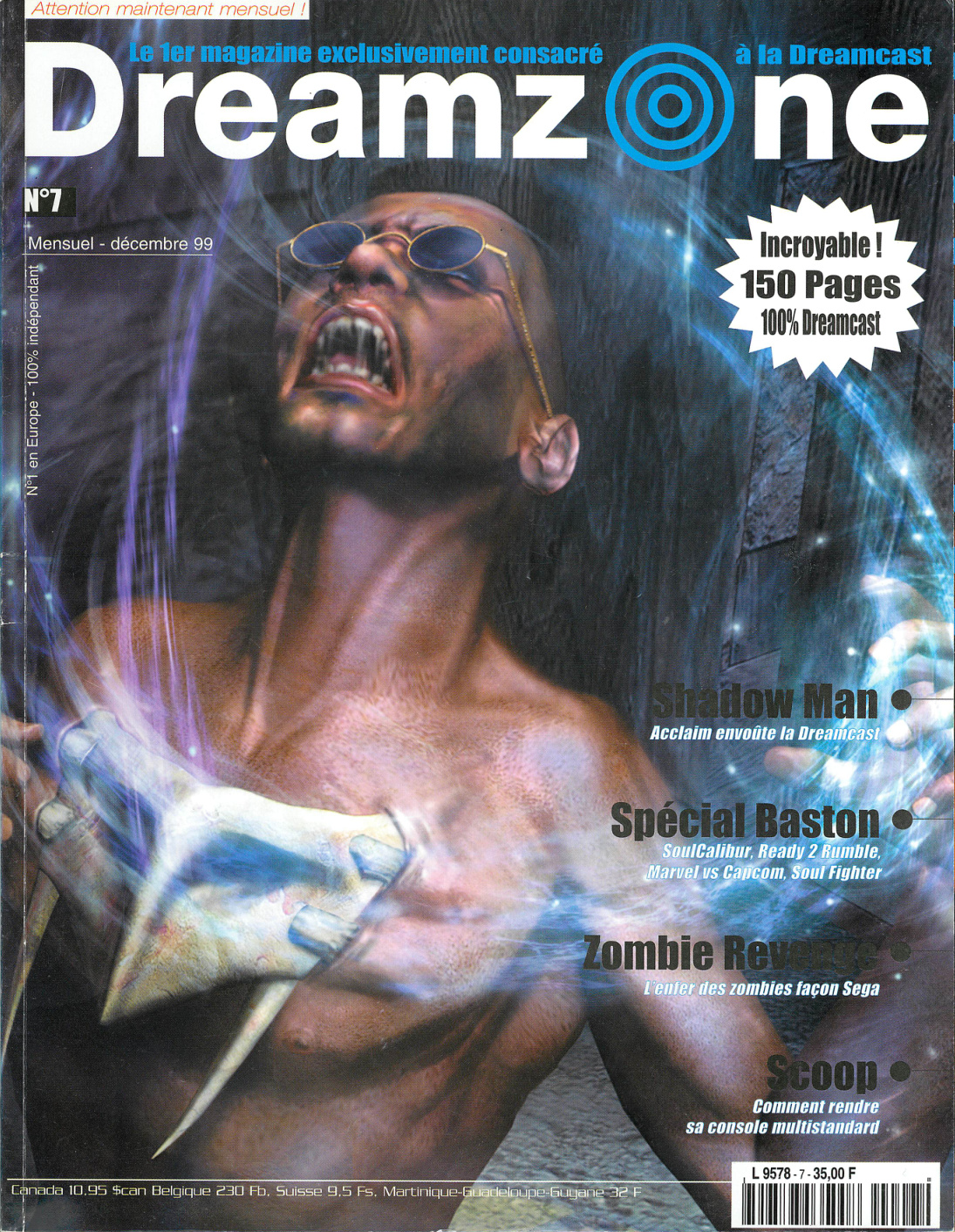 Première page de dreamzone numero07