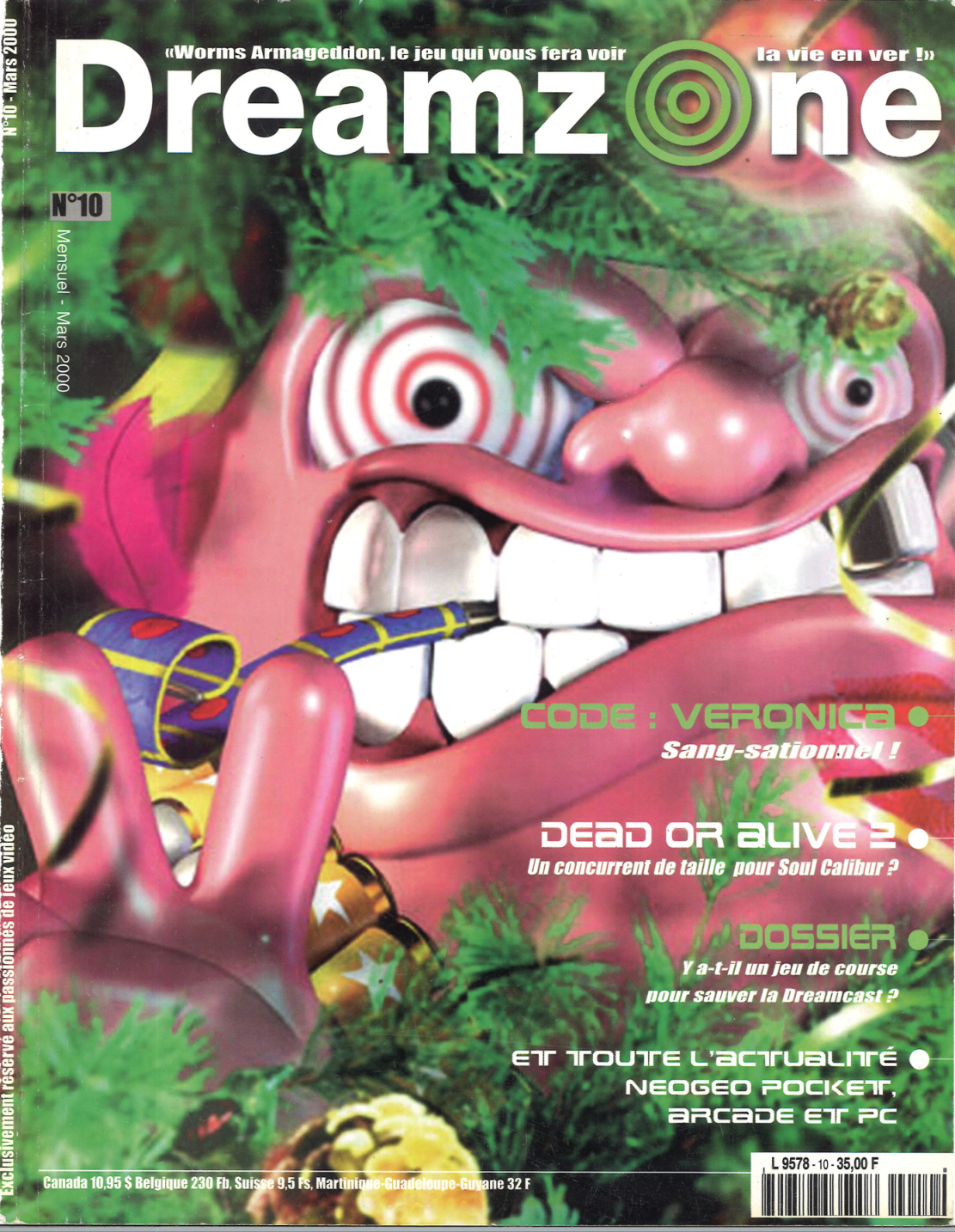 Première page de dreamzone numero10