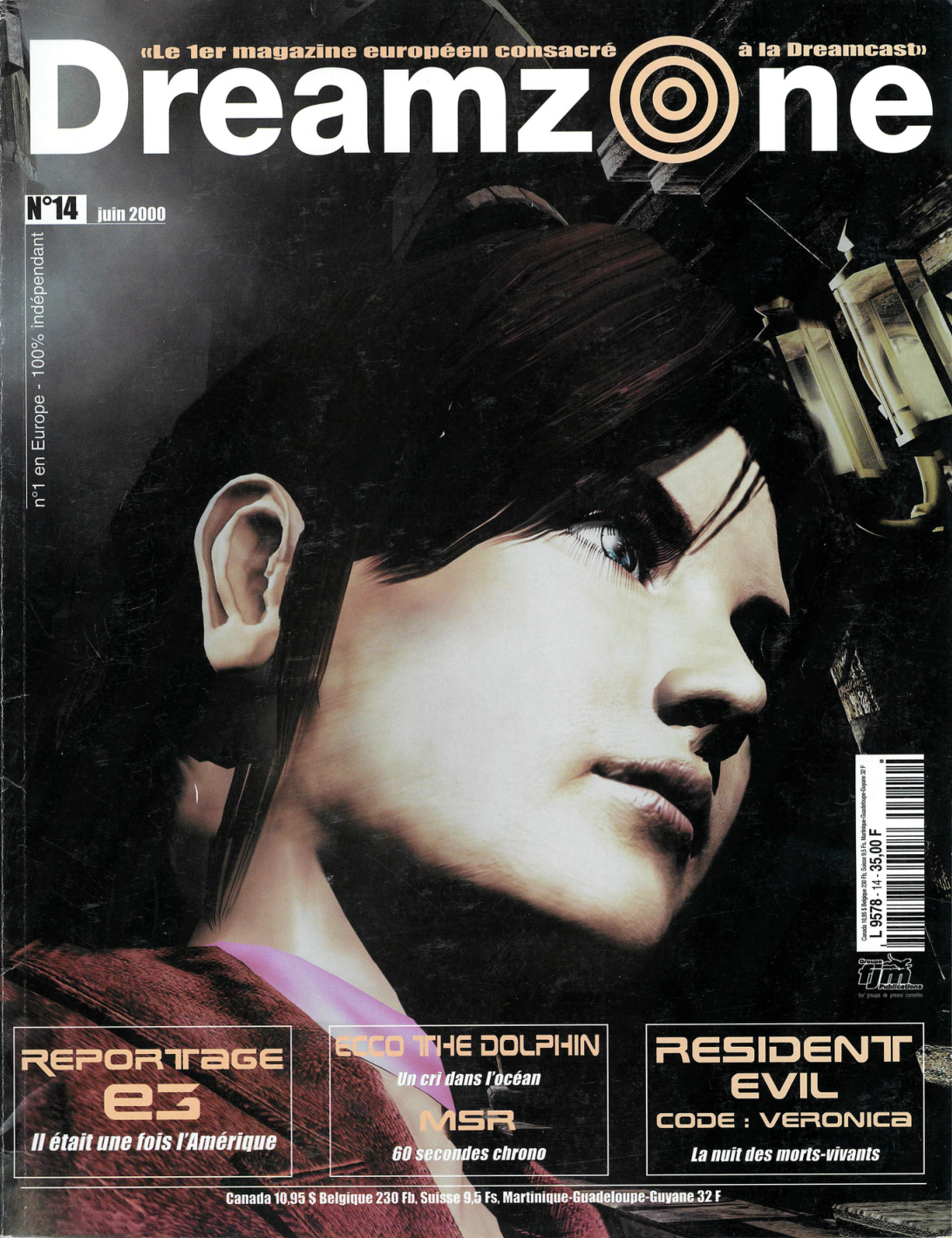 Première page de dreamzone numero14
