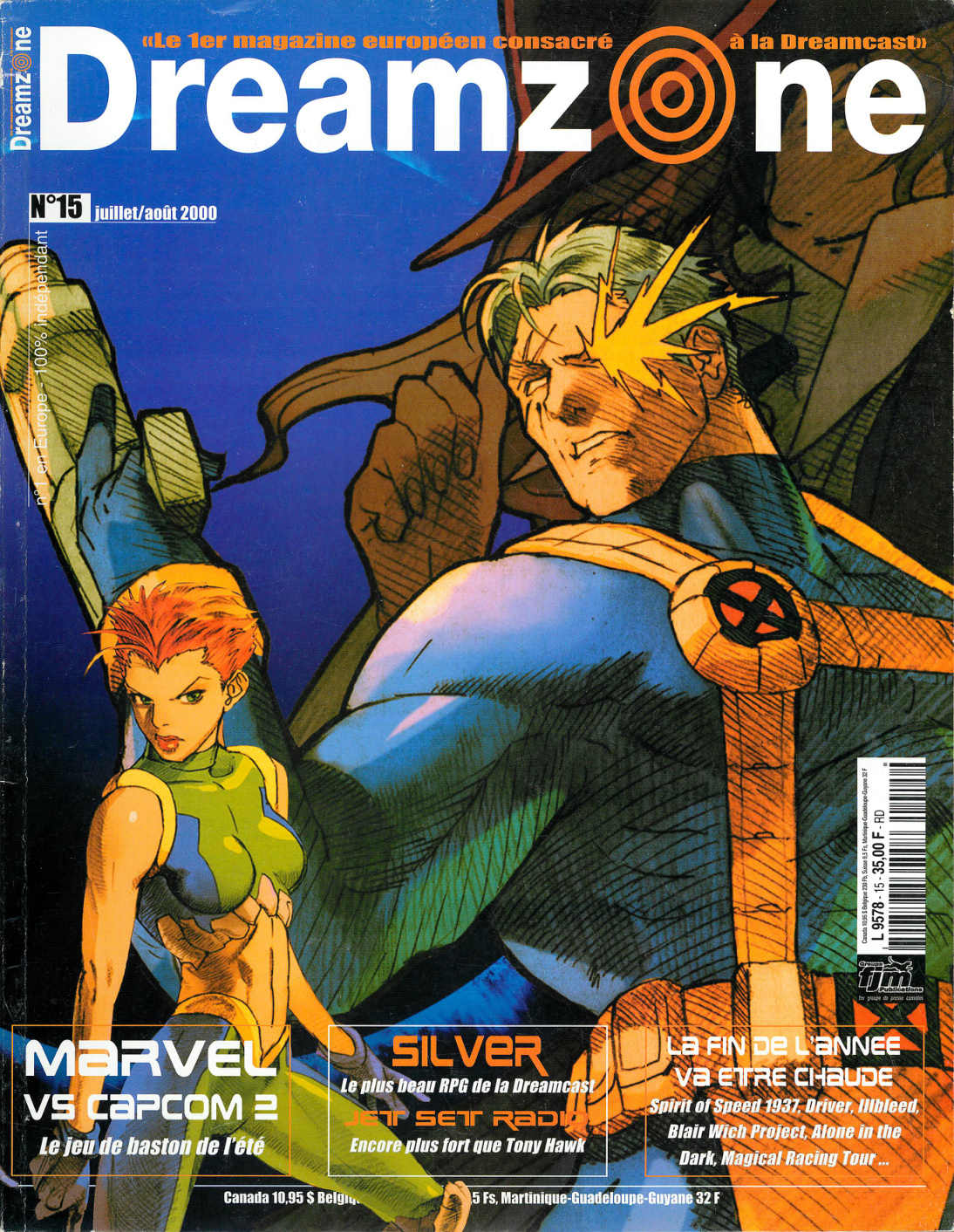 Première page de dreamzone numero15