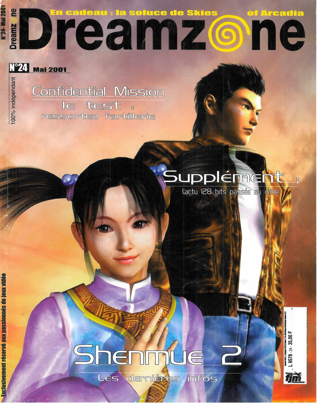 Première page de dreamzone numero24