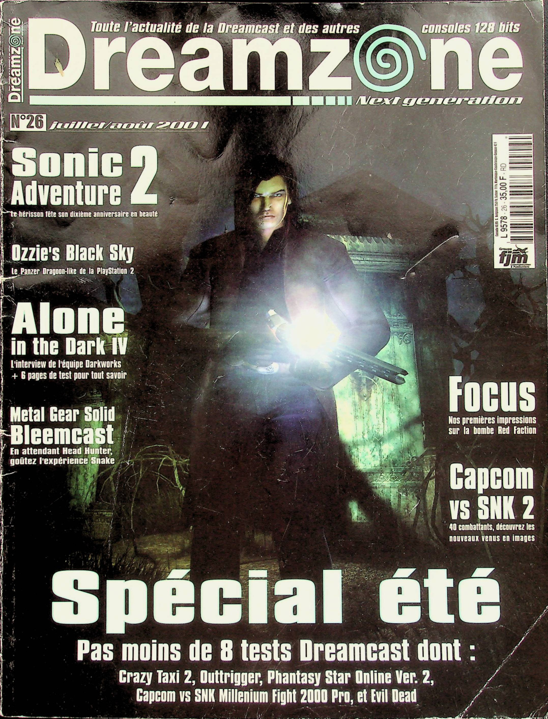 Première page de dreamzone numero26