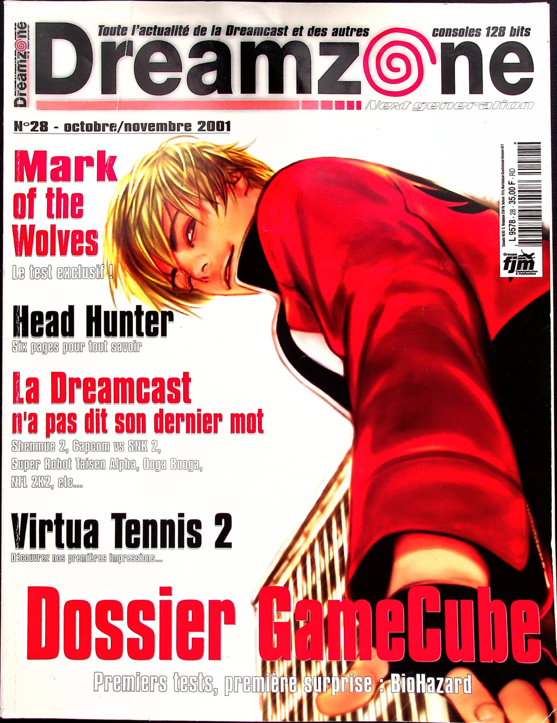 Première page de dreamzone numero28