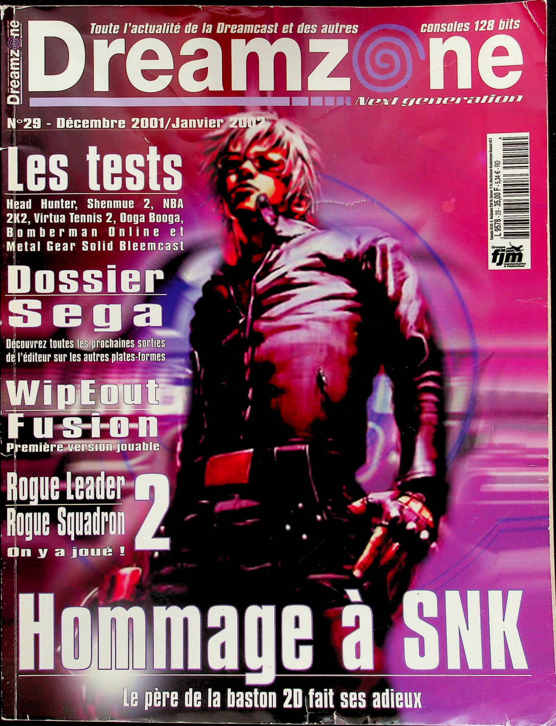 Première page de dreamzone numero29
