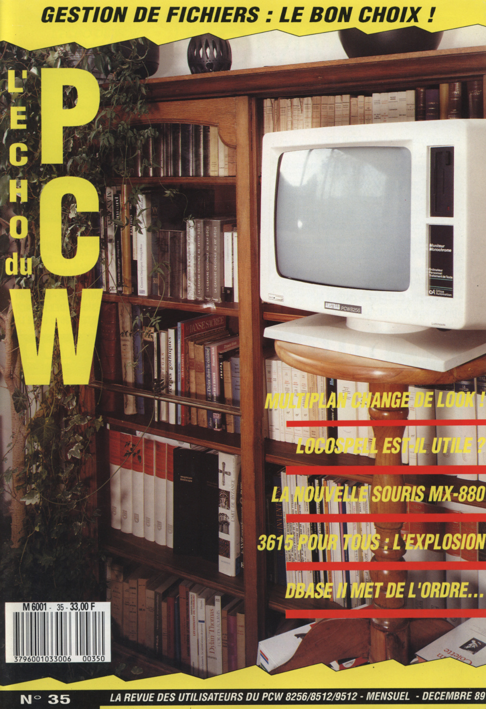 Première page de echodupcw numero35