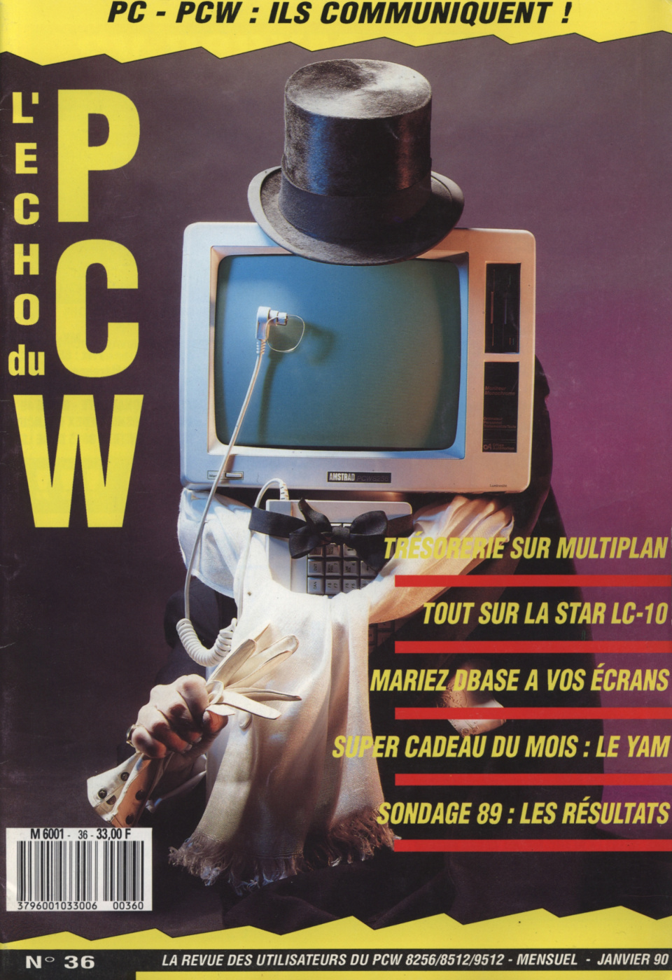 Première page de echodupcw numero36