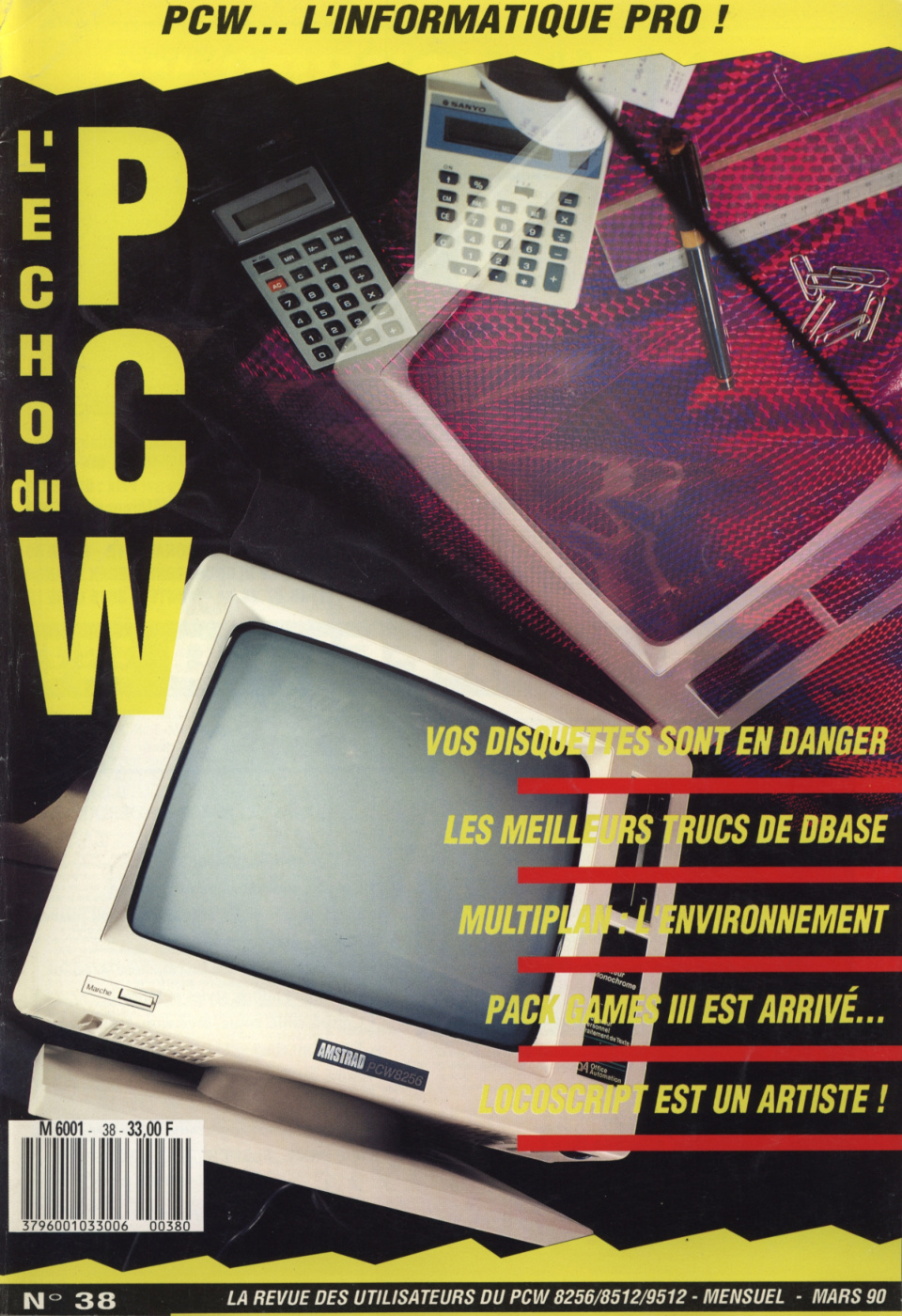 Première page de echodupcw numero38