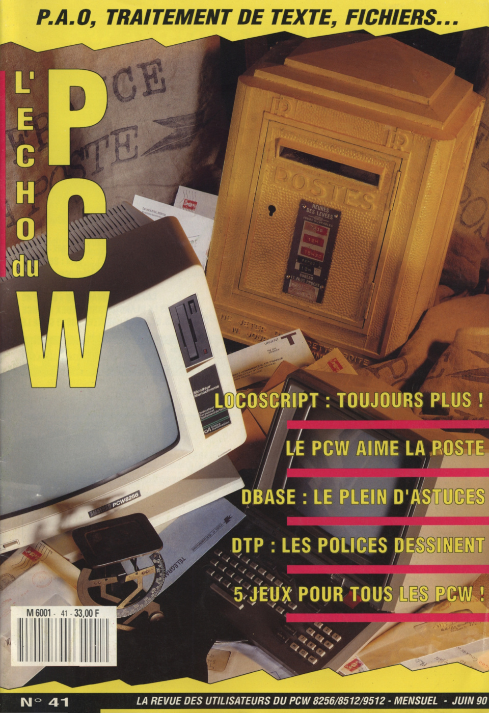 Première page de echodupcw numero41