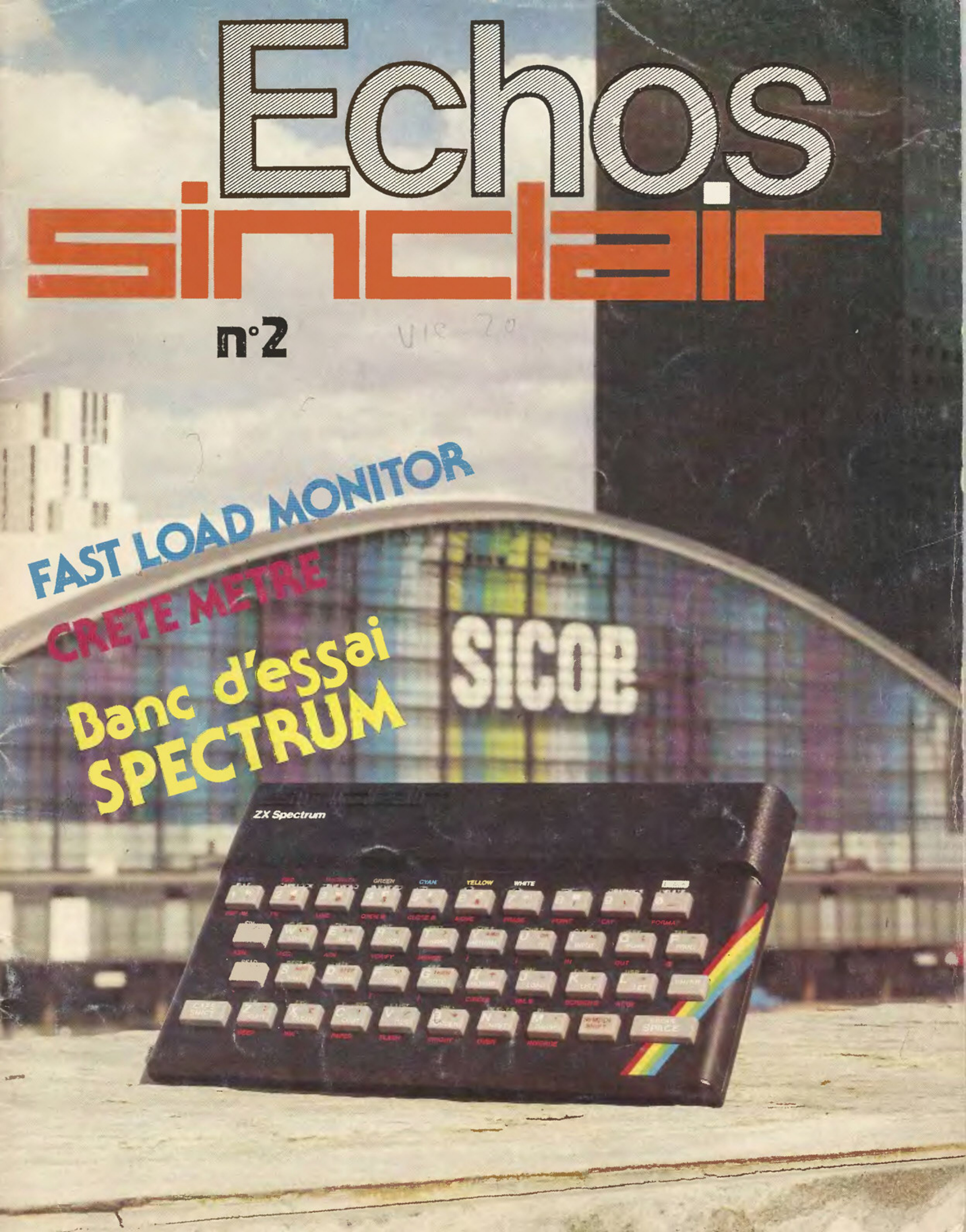 Première page de echossinclair numero02