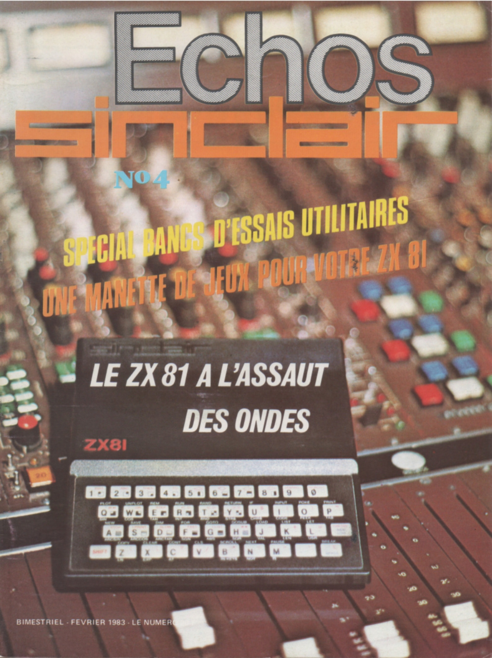 Première page de echossinclair numero04