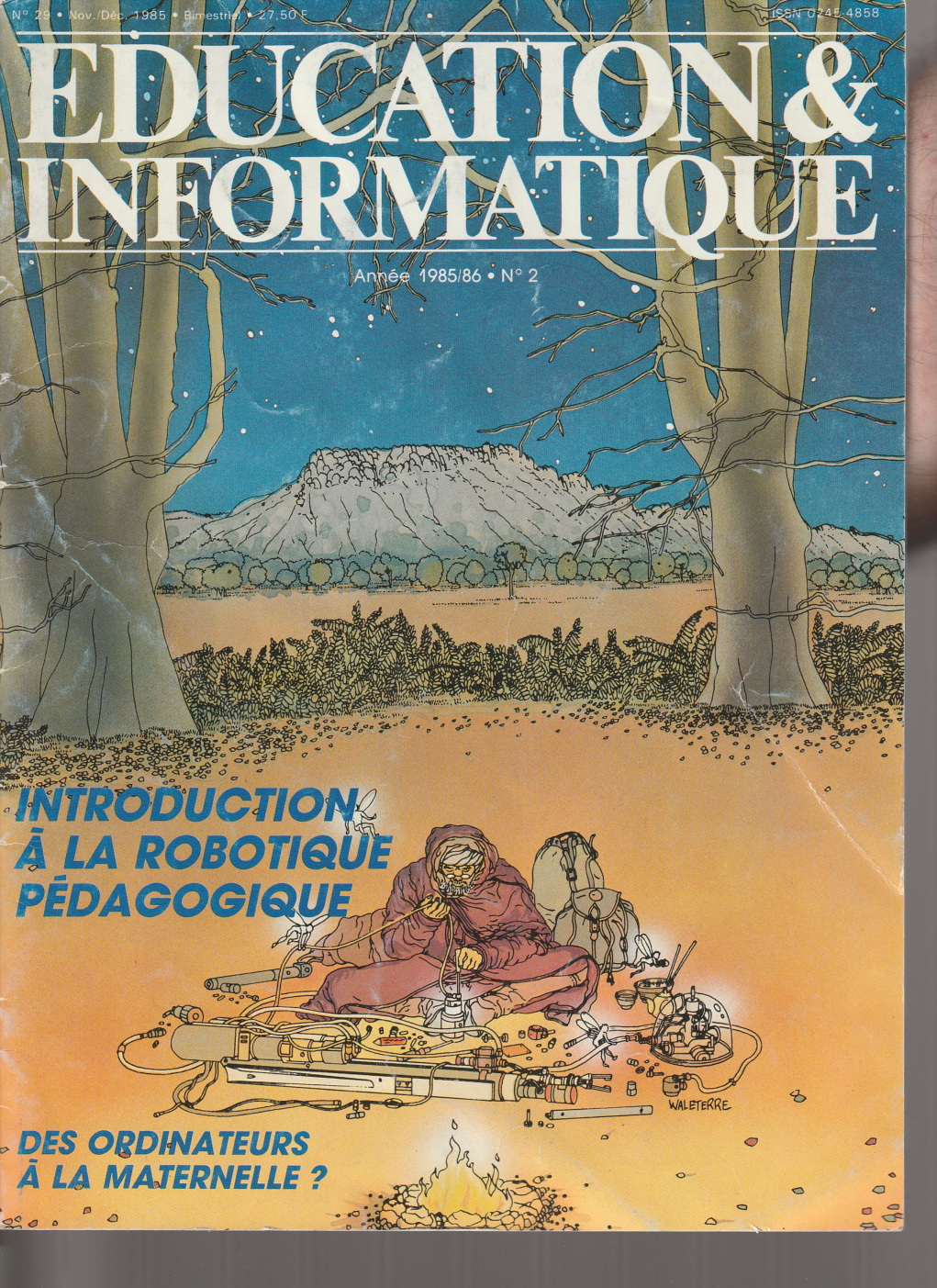 Première page de educationinformatique numero29