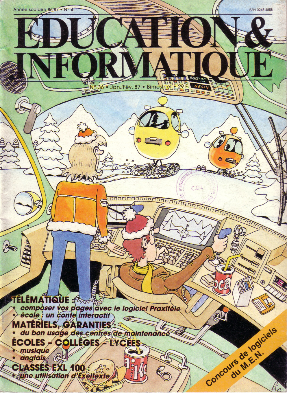 Première page de educationinformatique numero36