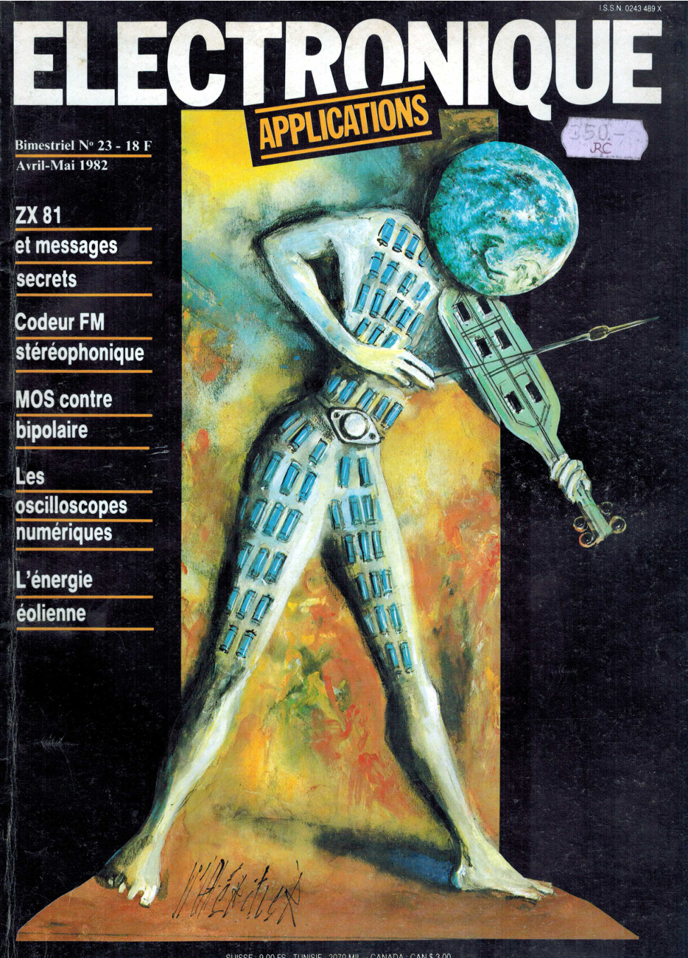 Première page de electroniqueapplications numero23