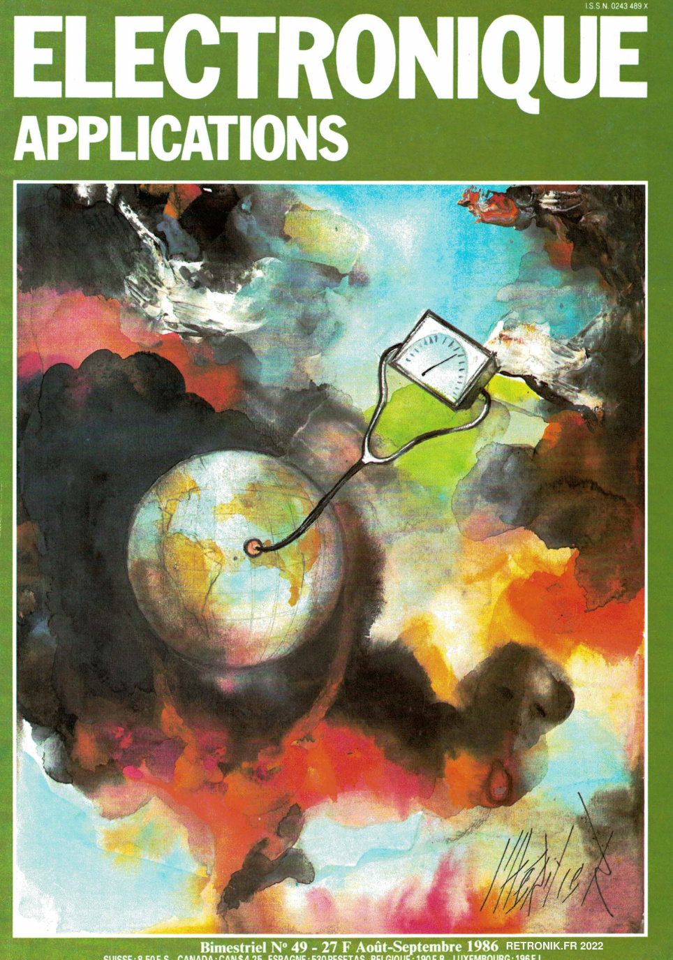 Première page de electroniqueapplications numero49