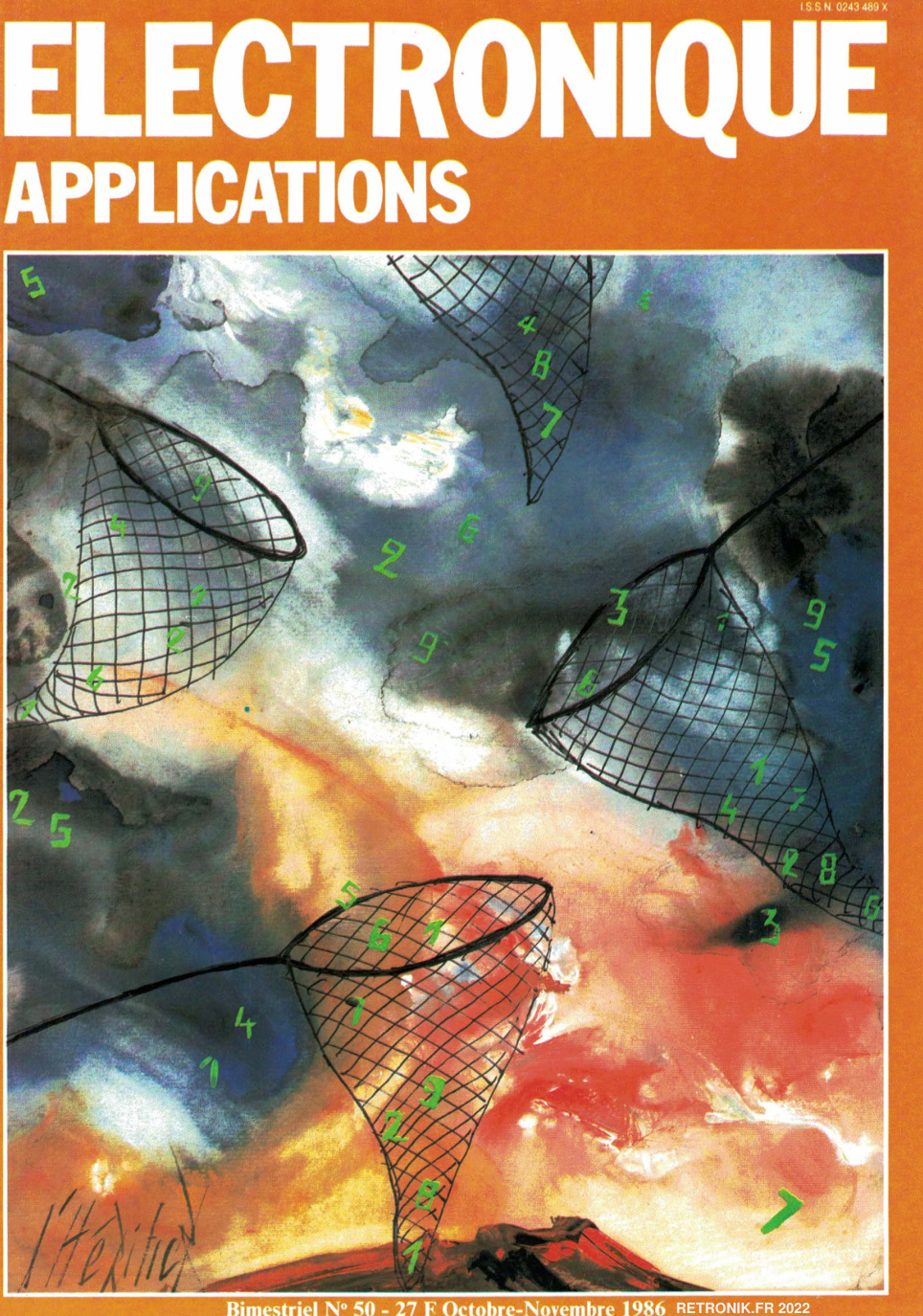 Première page de electroniqueapplications numero50