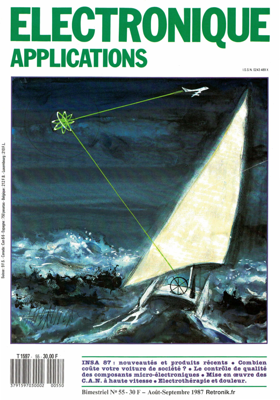 Première page de electroniqueapplications numero55