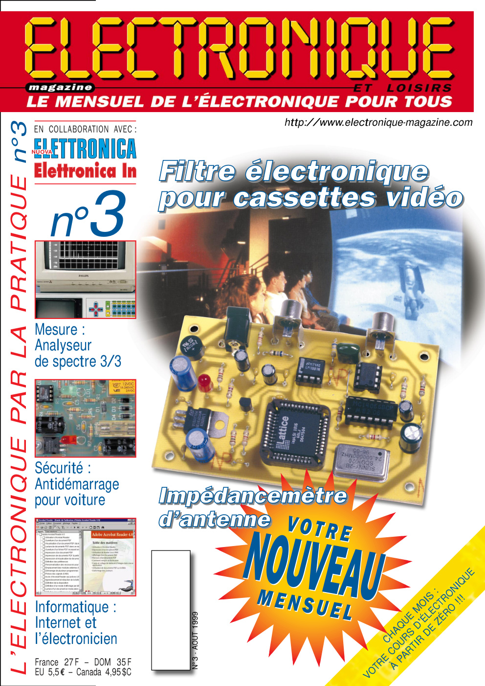 Première page de electroniqueetloisirs numero003