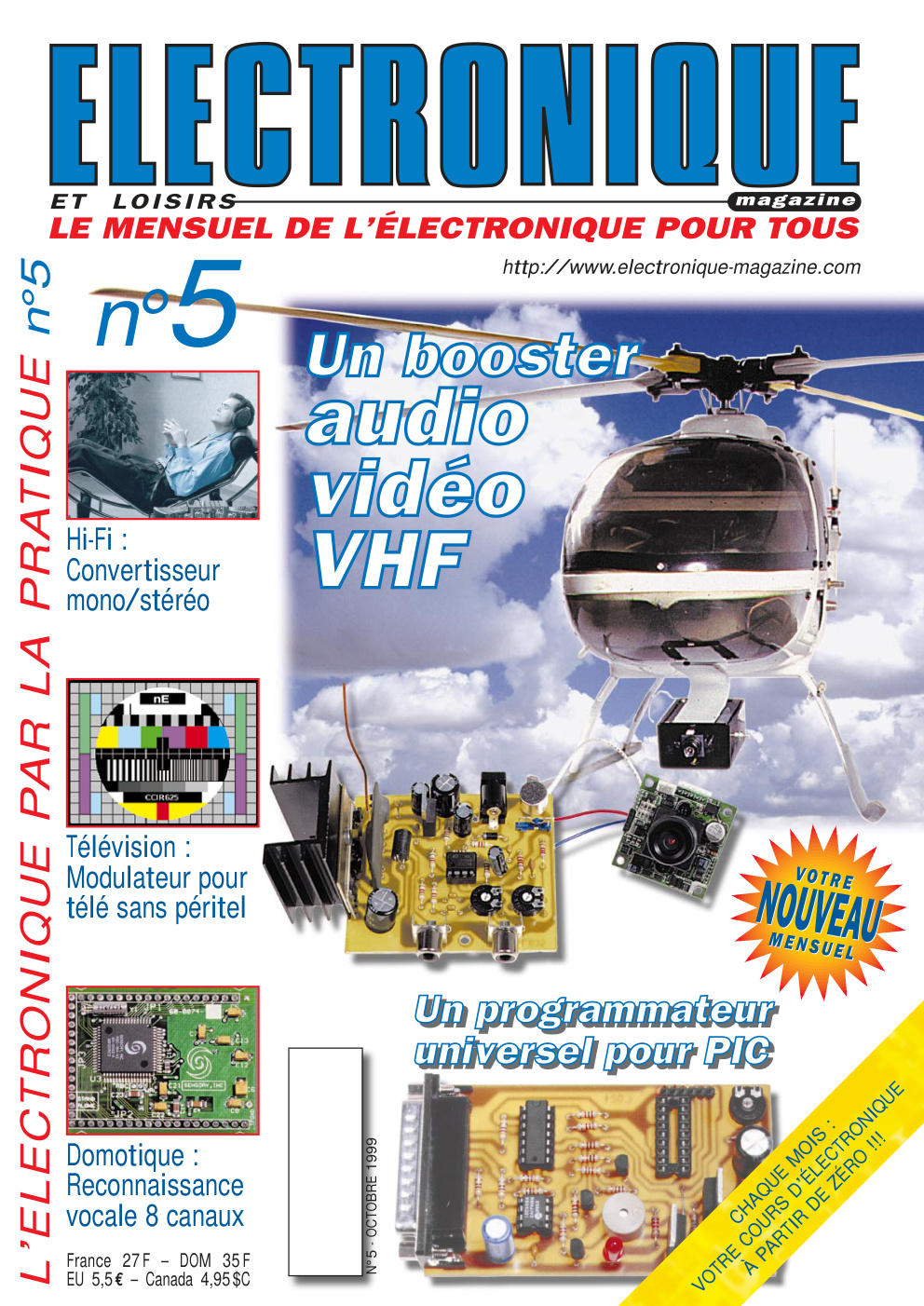 Première page de electroniqueetloisirs numero005