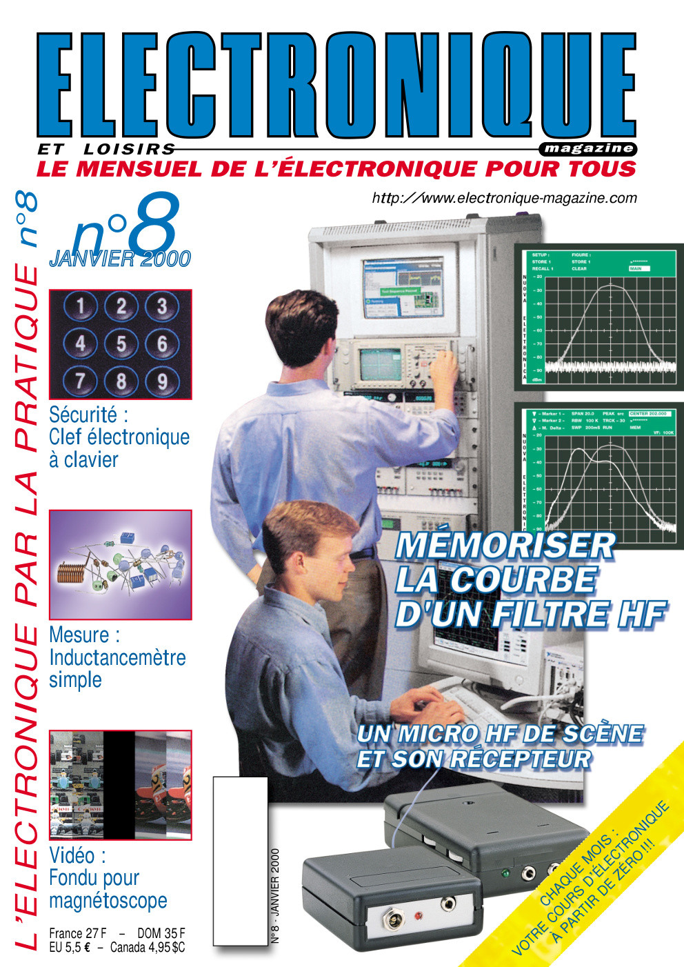 Première page de electroniqueetloisirs numero008