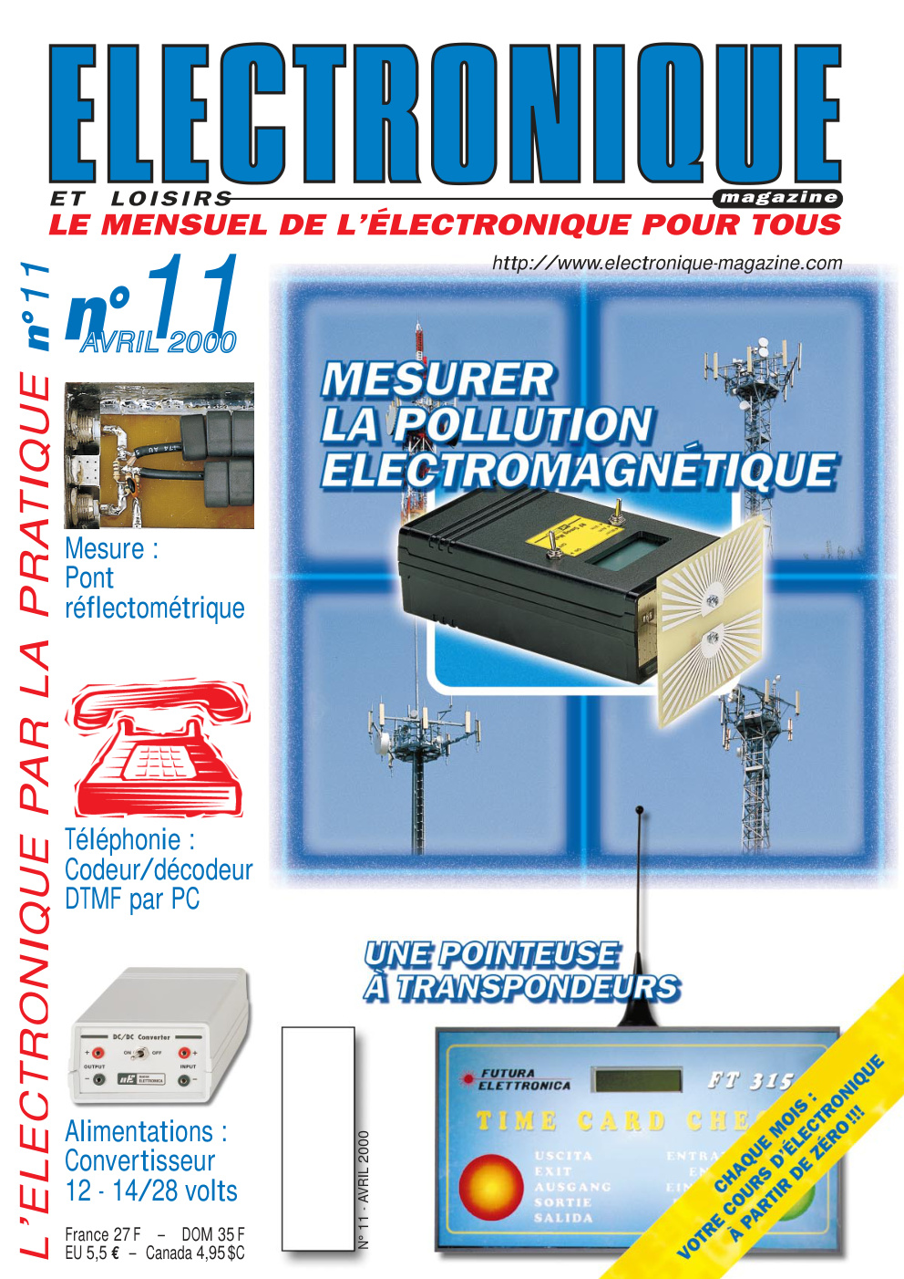 Première page de electroniqueetloisirs numero011