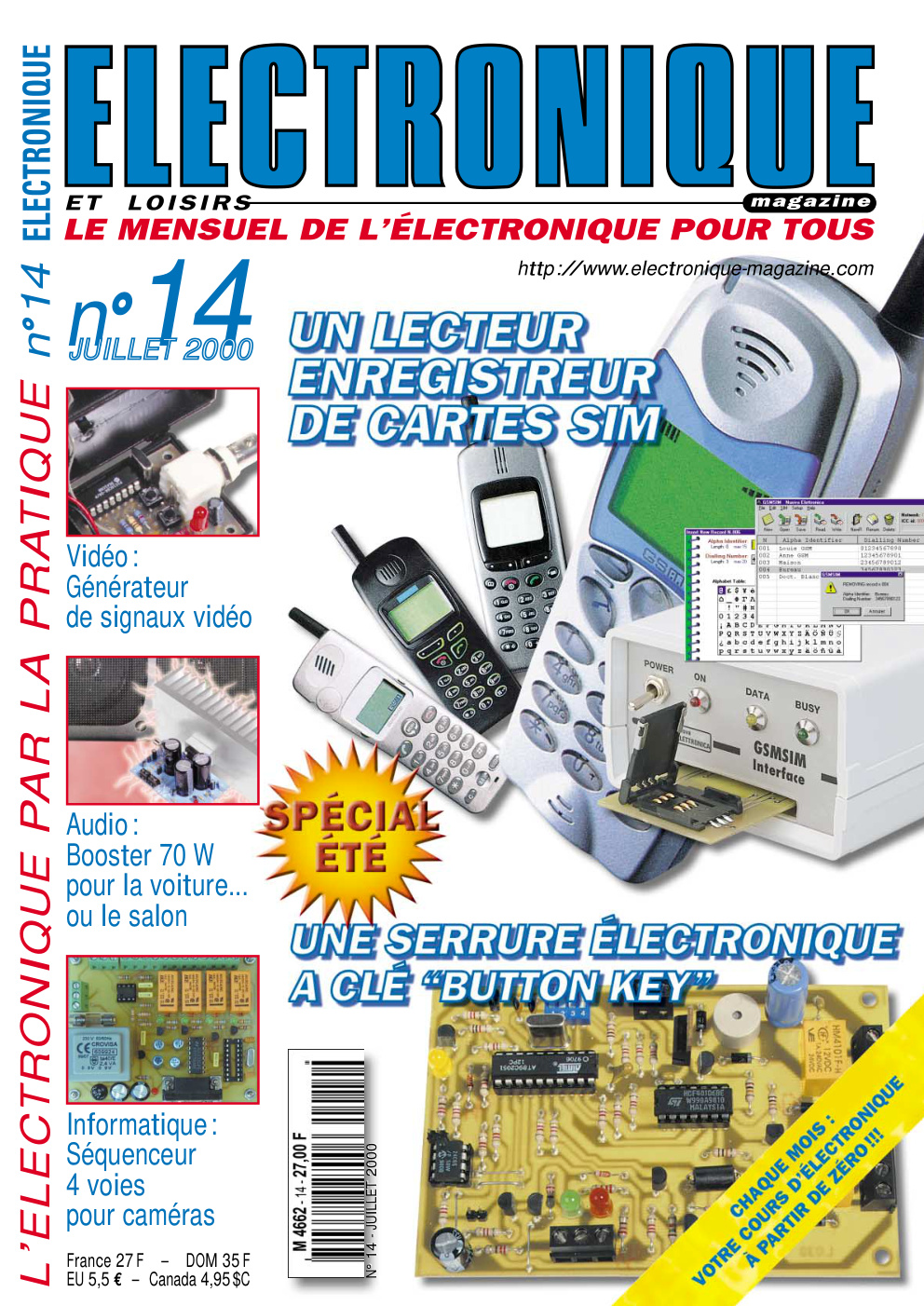Première page de electroniqueetloisirs numero014