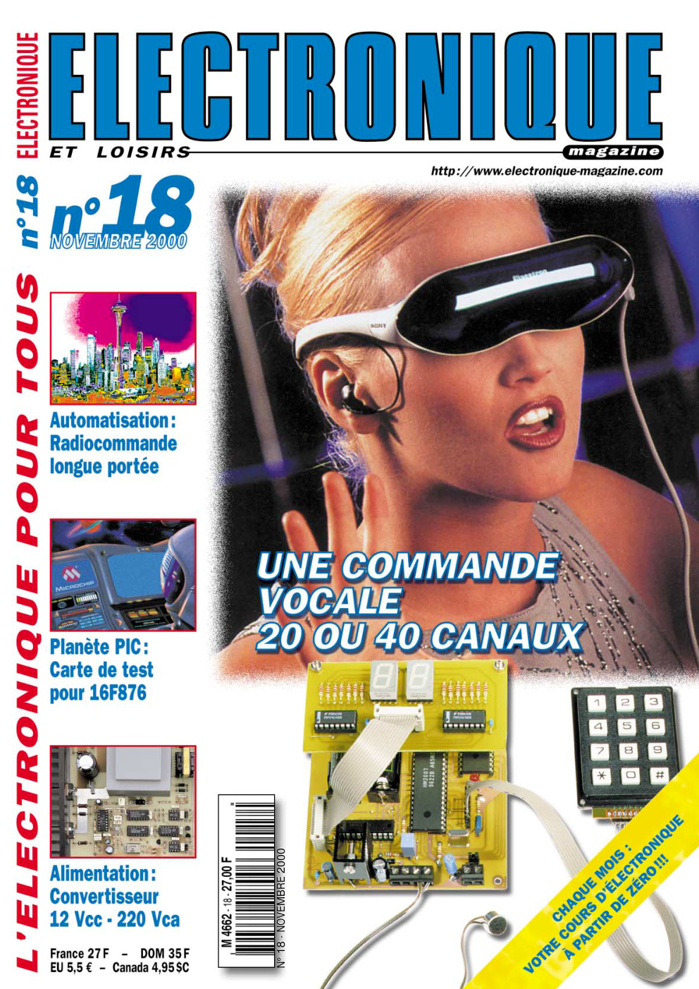 Première page de electroniqueetloisirs numero018