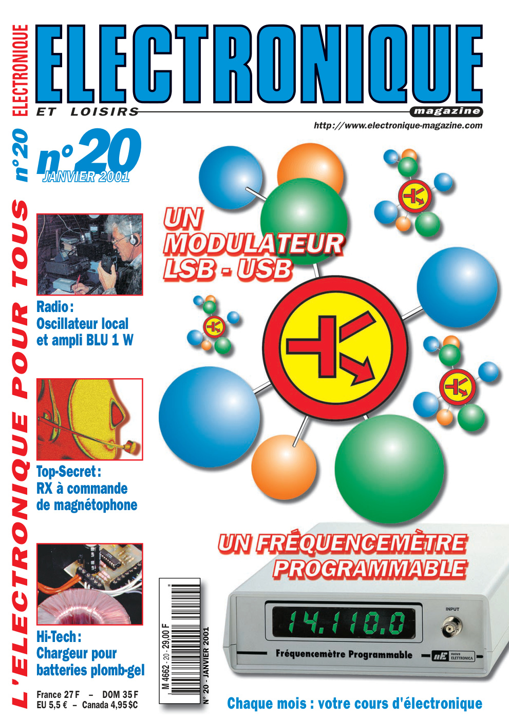 Première page de electroniqueetloisirs numero020