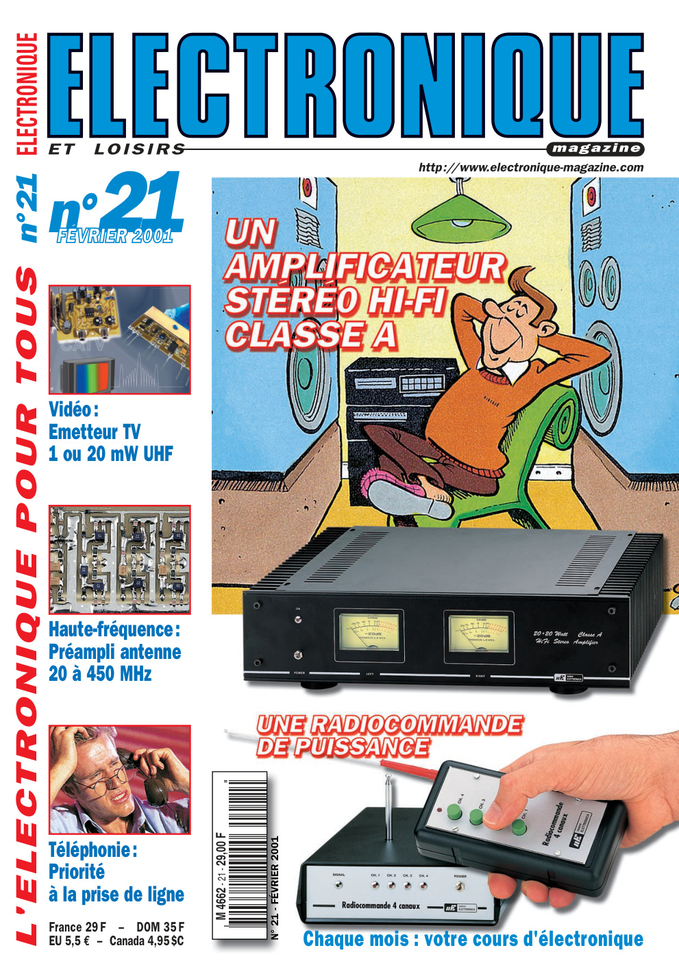 Première page de electroniqueetloisirs numero021