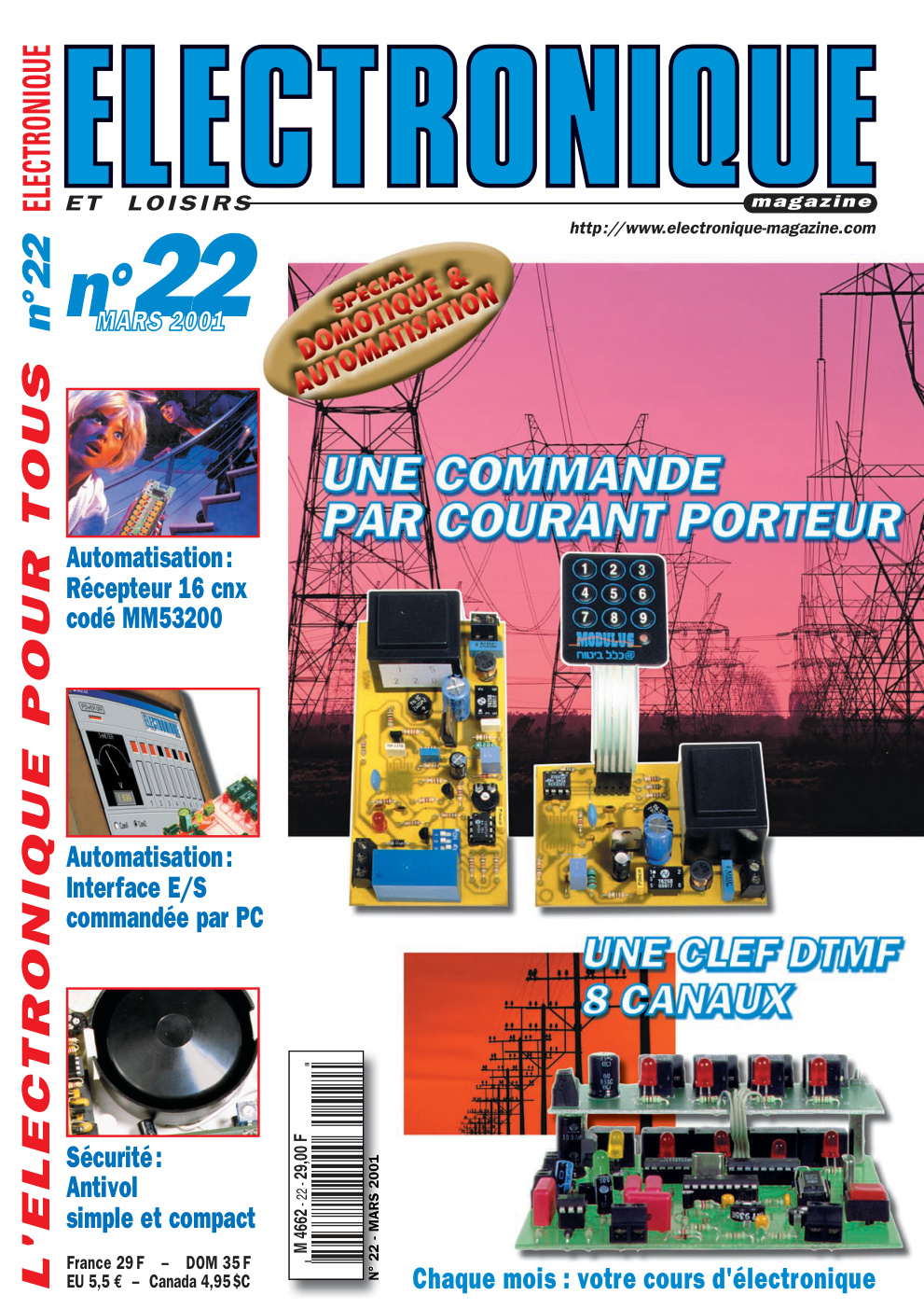 Première page de electroniqueetloisirs numero022