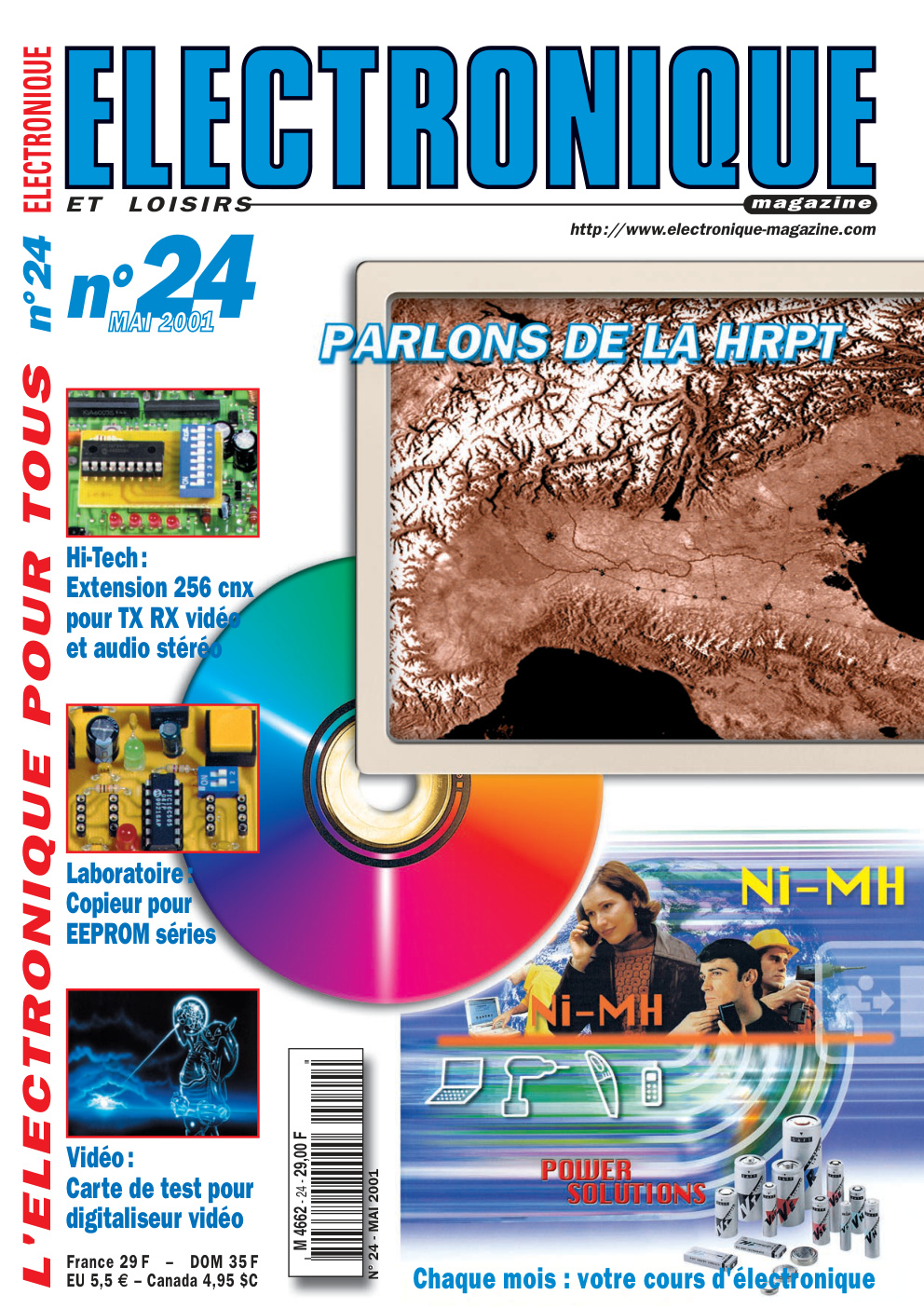 Première page de electroniqueetloisirs numero024