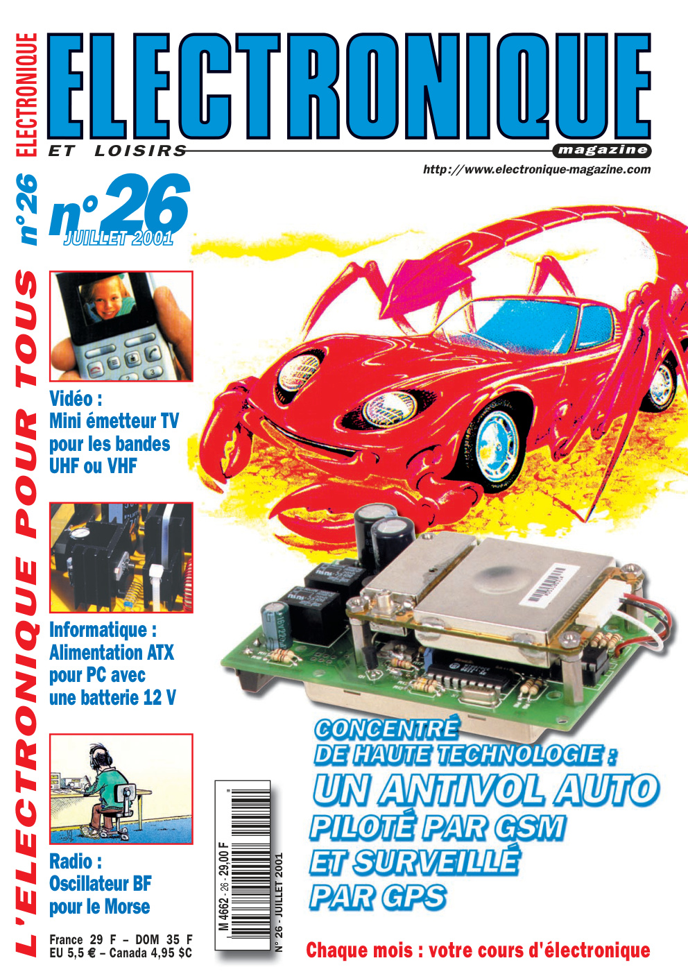 Première page de electroniqueetloisirs numero026