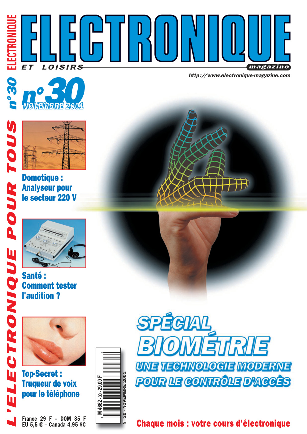 Première page de electroniqueetloisirs numero030