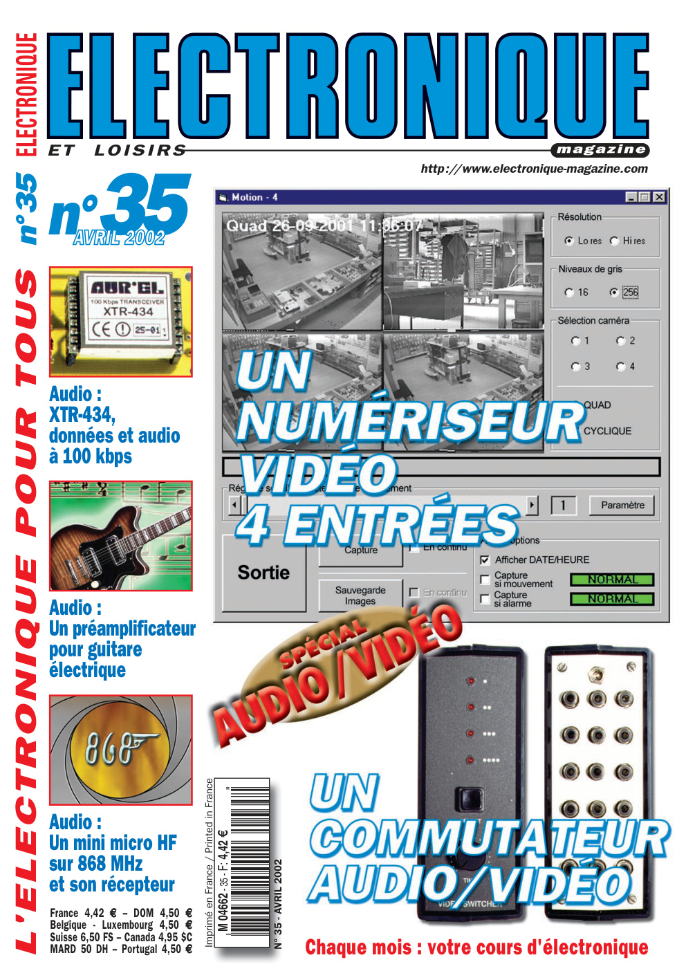 Première page de electroniqueetloisirs numero035