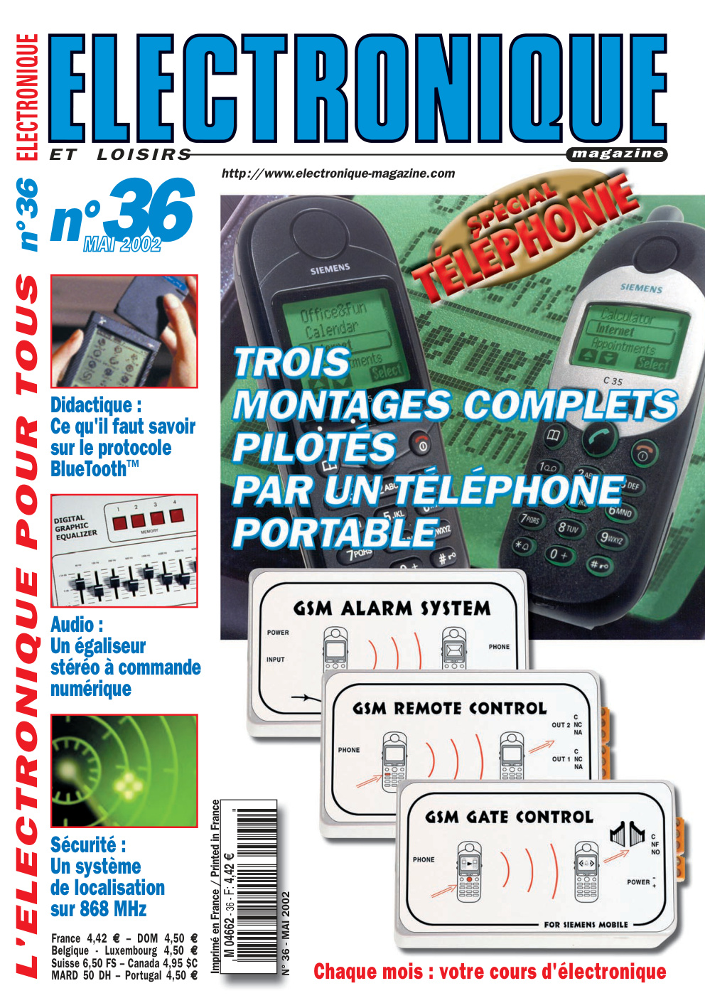 Première page de electroniqueetloisirs numero036