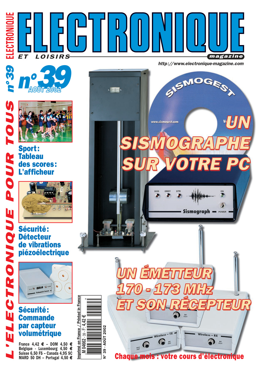 Première page de electroniqueetloisirs numero039