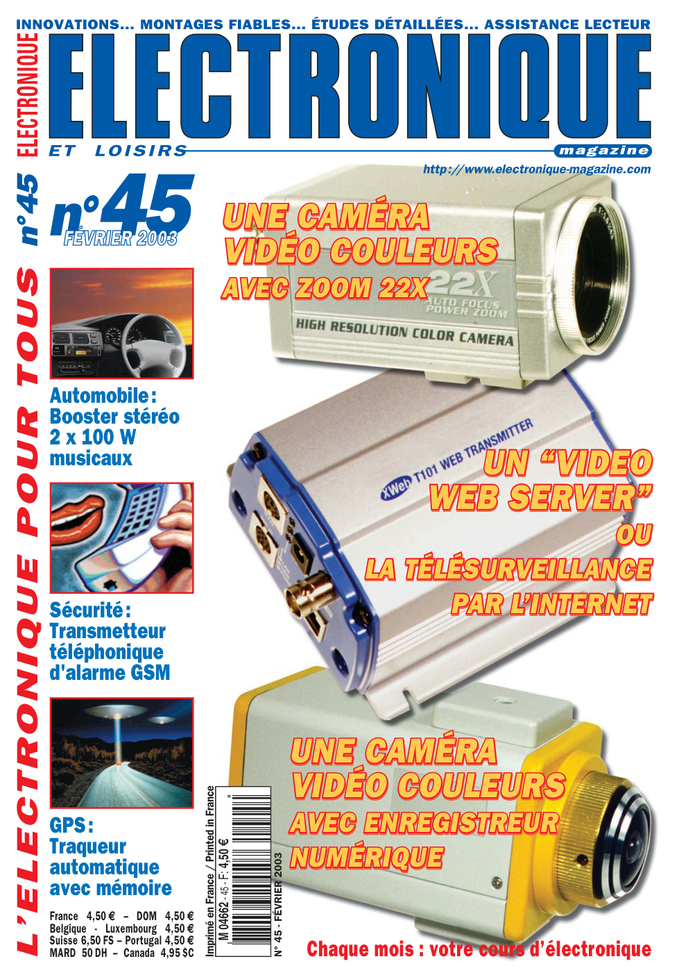 Première page de electroniqueetloisirs numero045