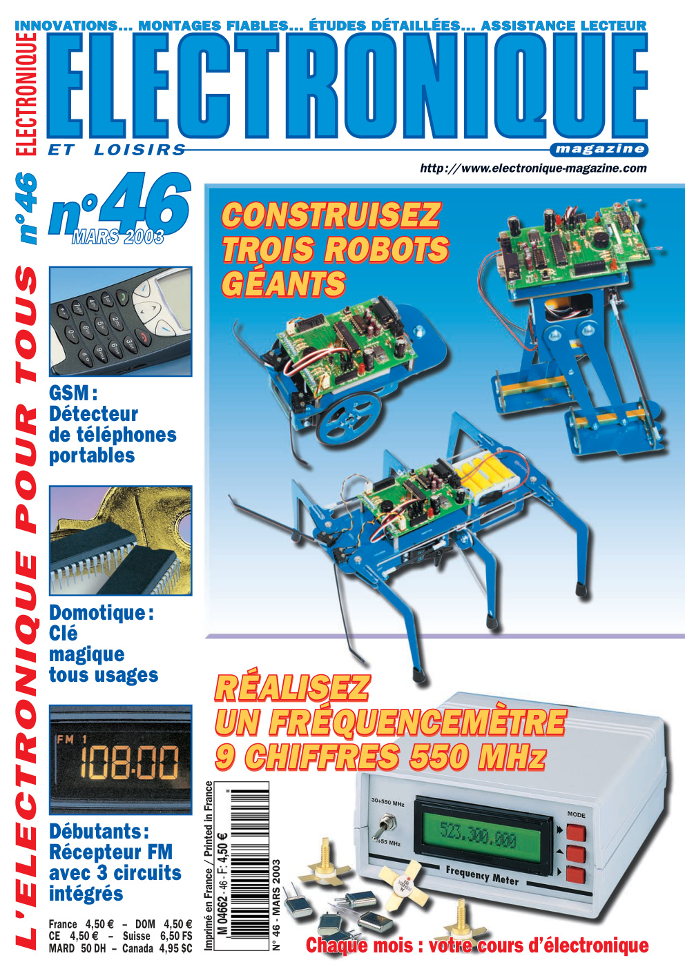 Première page de electroniqueetloisirs numero046